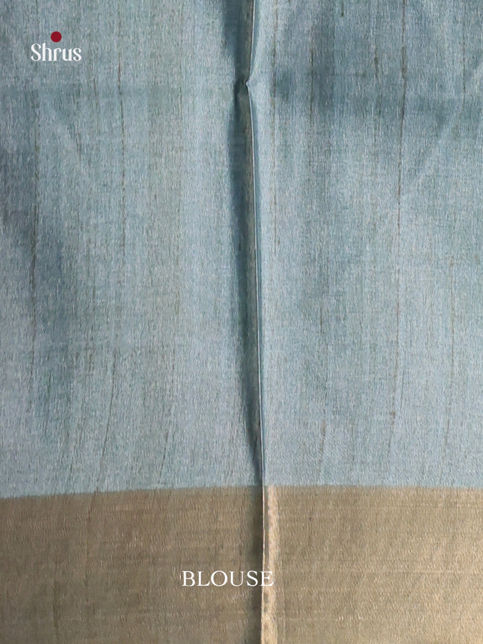 Powder Blue  - Butter silk Saree