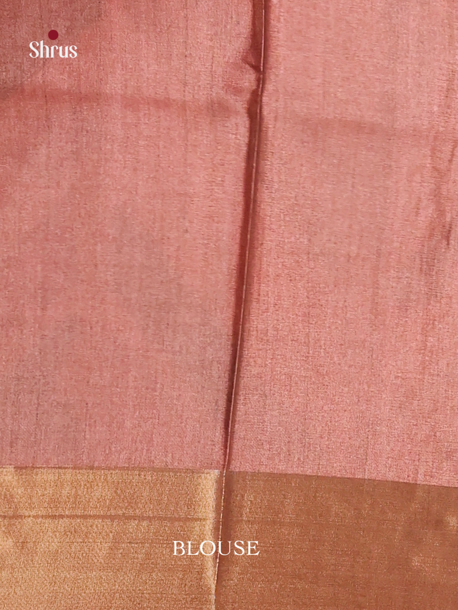 Dusty Brown - Butter silk Saree