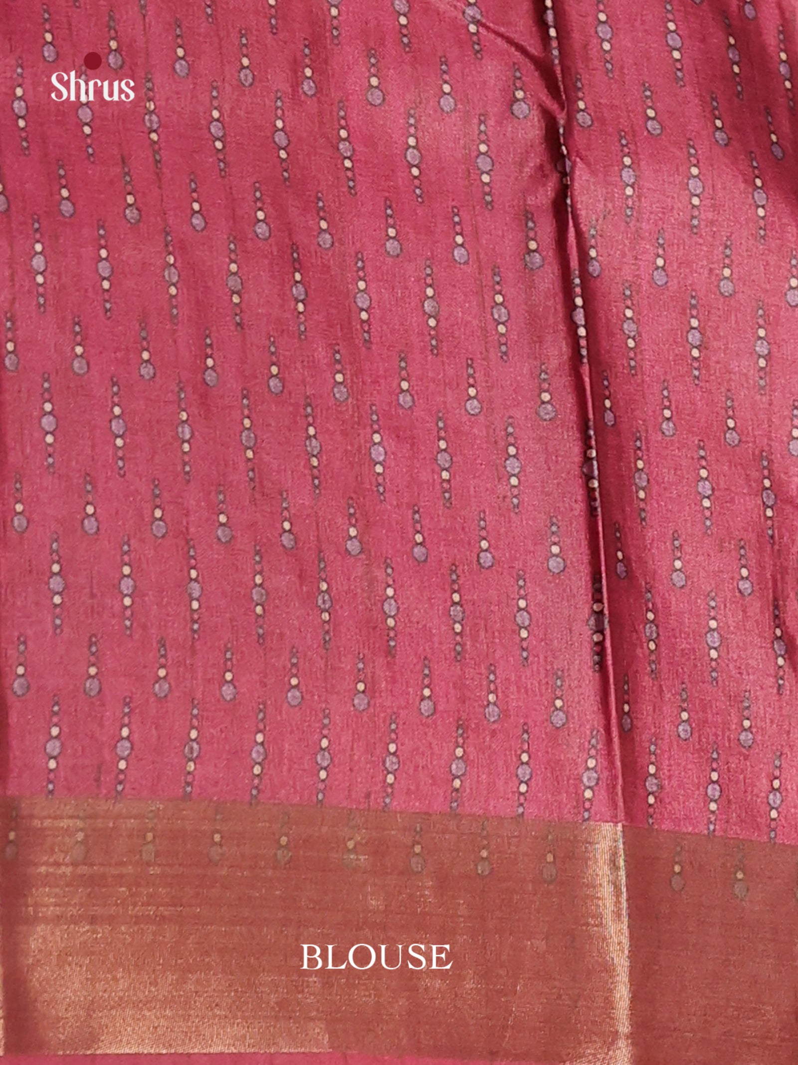 Maroon & Beige- Butter silk Saree