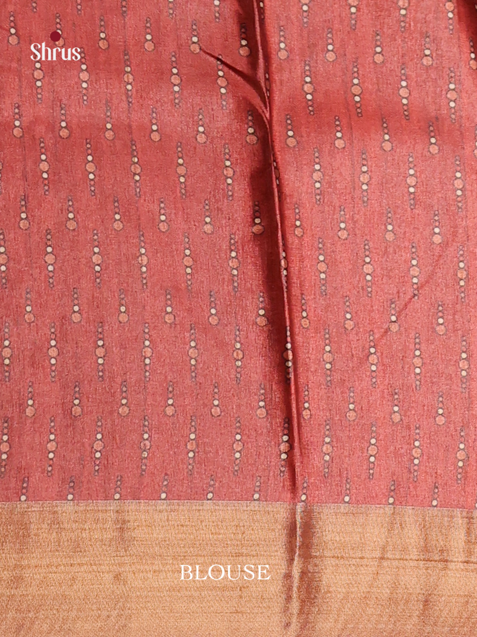 Arakku & Beige- Butter silk Saree