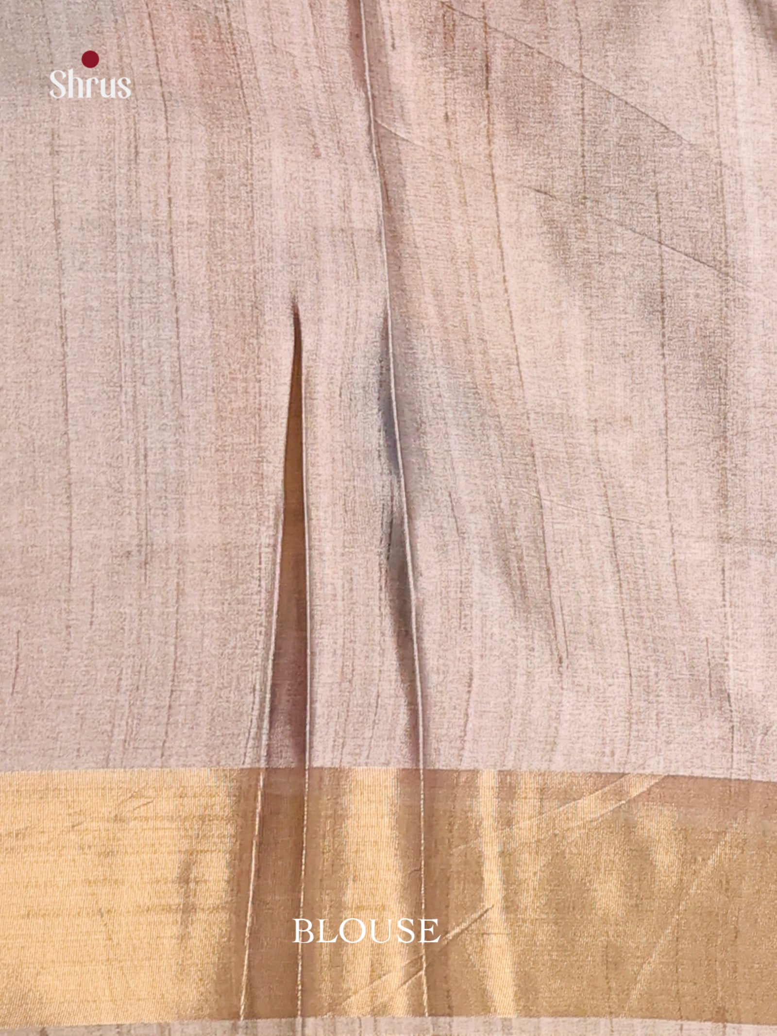 Brown & Grey - Butter silk Saree