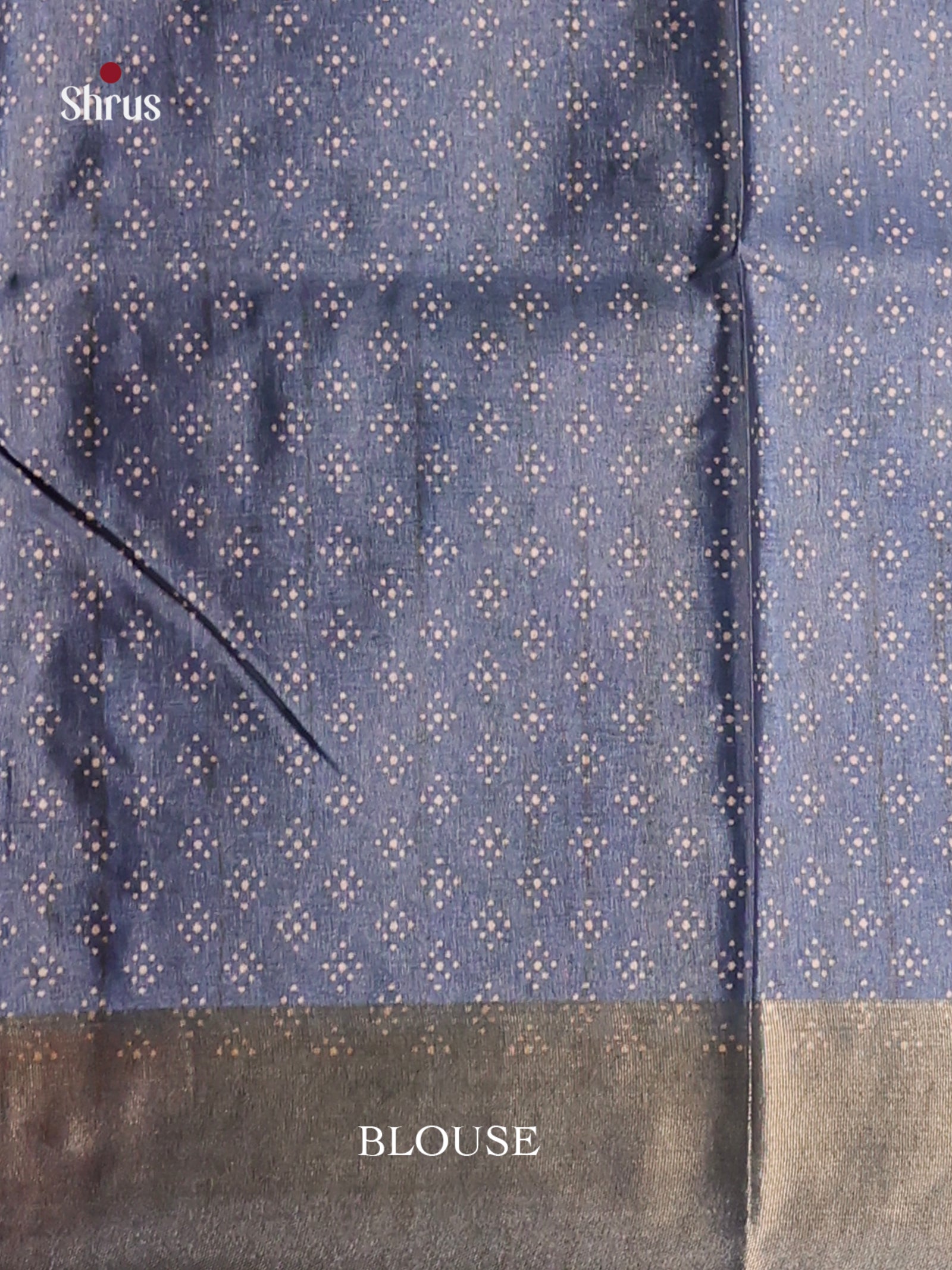 Blue- Butter silk Saree