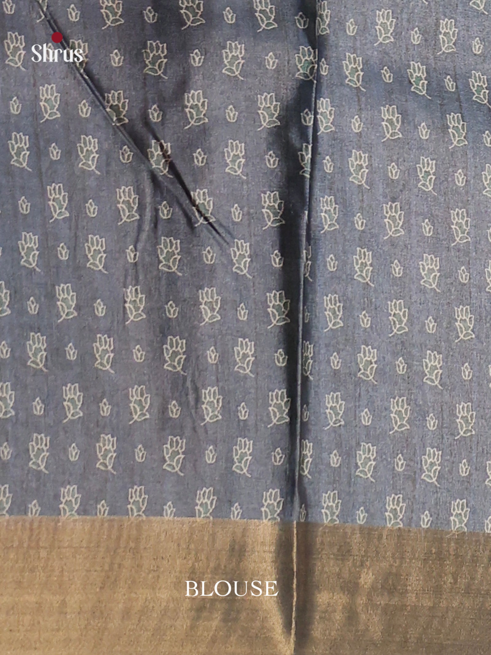 Black & Grey - Butter silk Saree