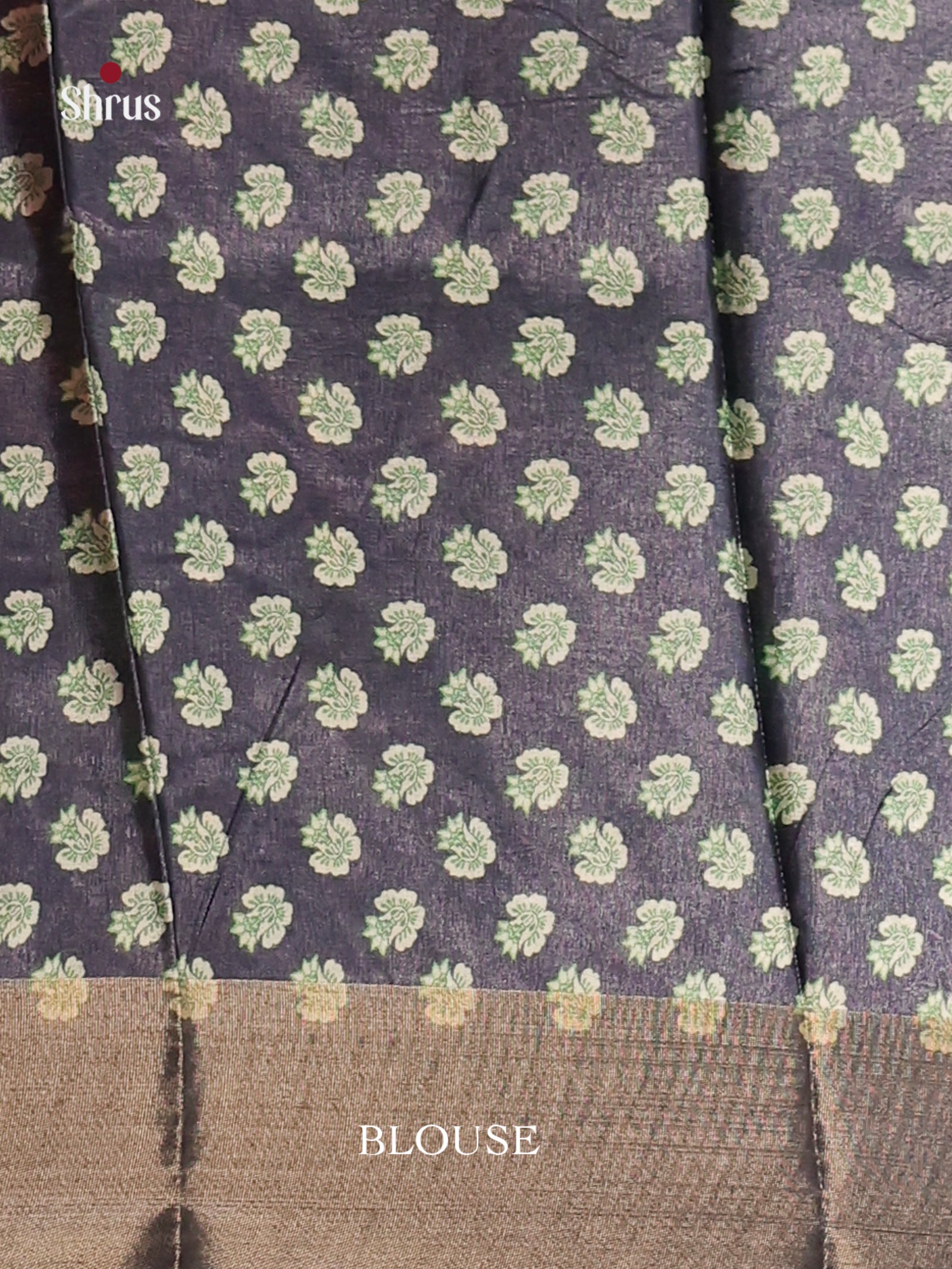 Blue - Butter silk Saree