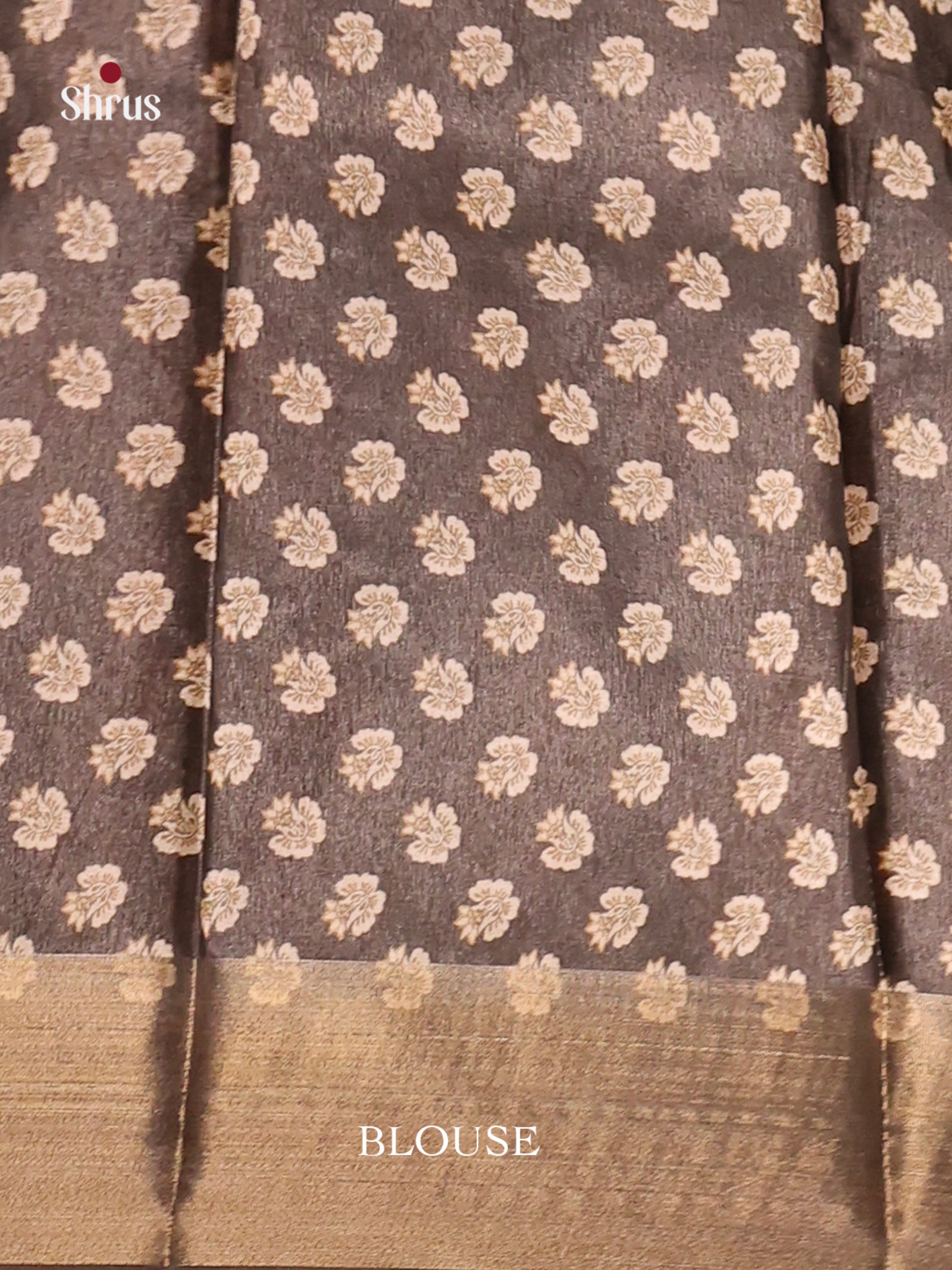 Elephant Grey - Butter silk Saree