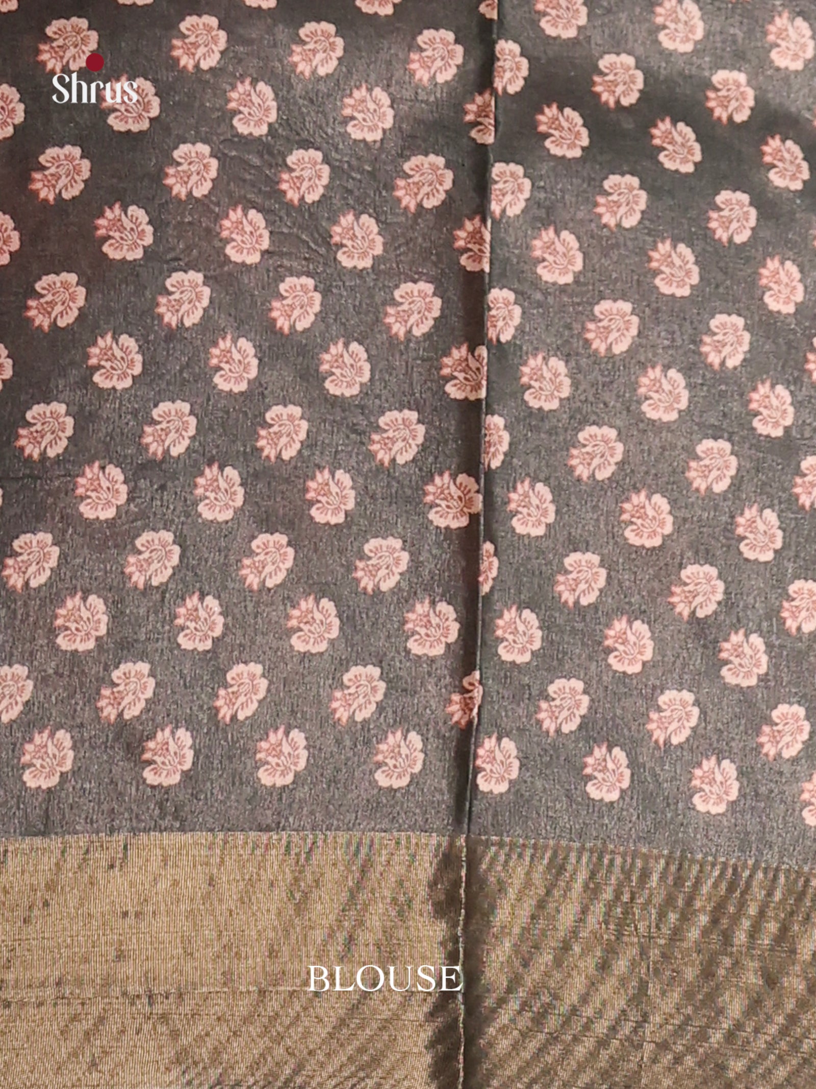 Grey - Butter silk Saree