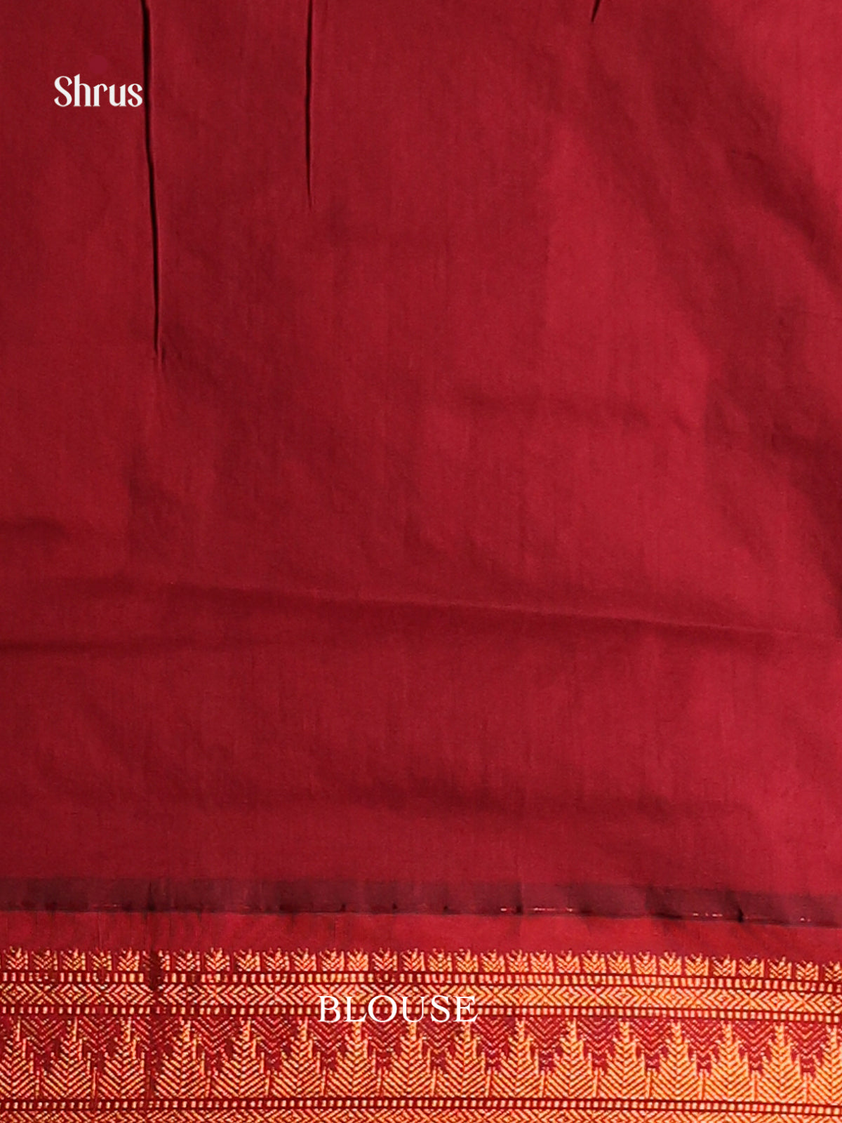 Orange & Maroon- Kalyani Cotton Saree - Shop on Shrus.com