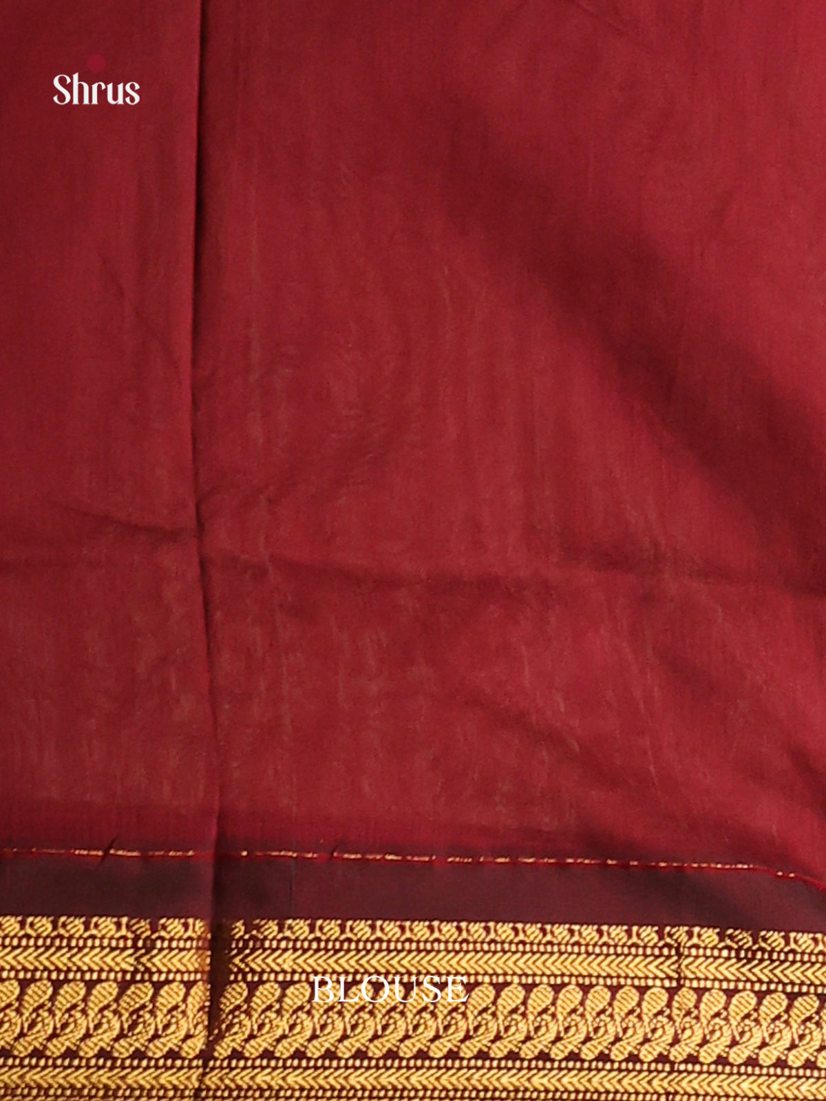 Grey & Maroon - Kalyani Cotton Saree - Shop on Shrus.com