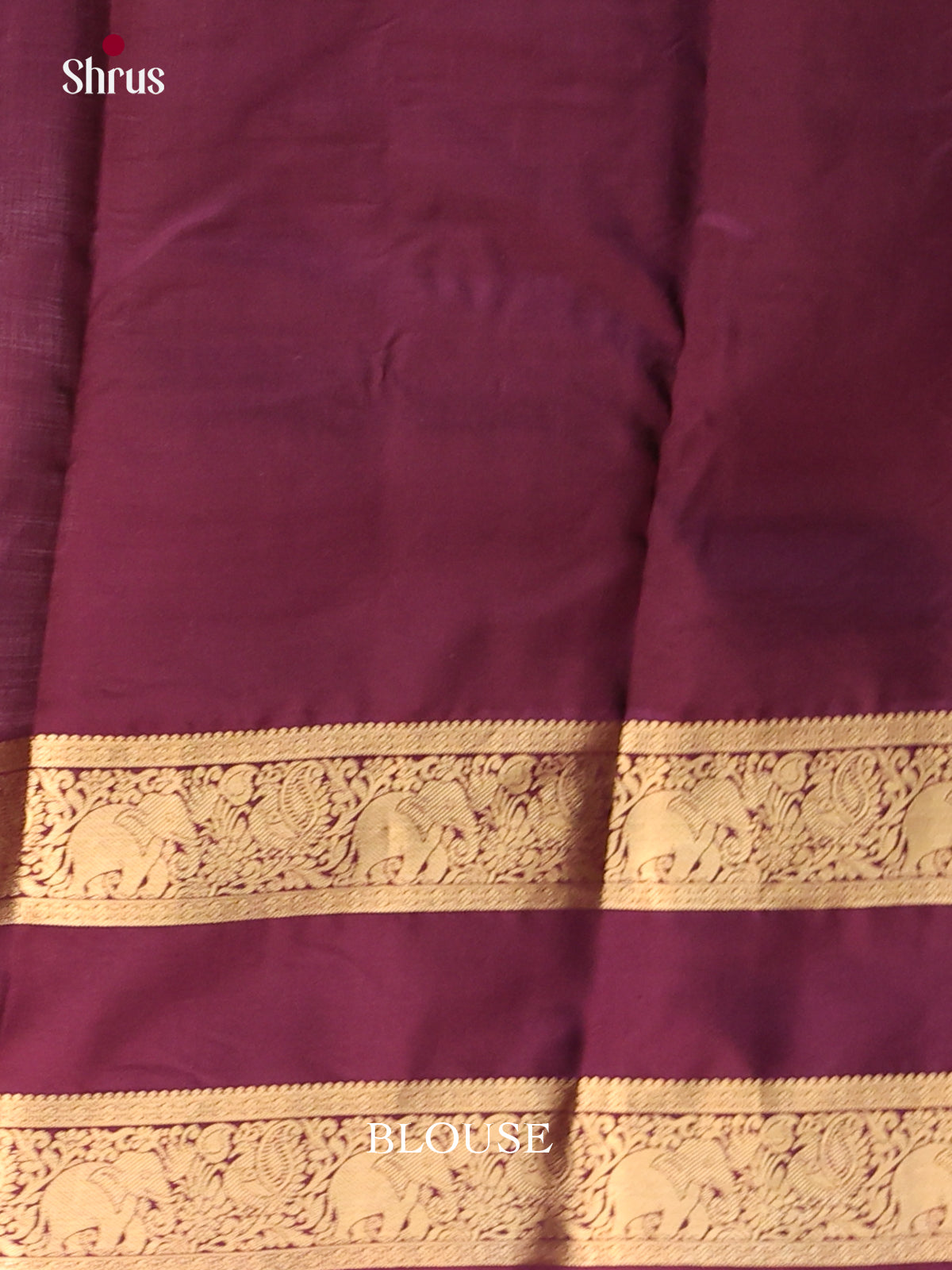 Lavender & Purple - Kanchipuram-halfpure Saree - Shop on Shrus.com