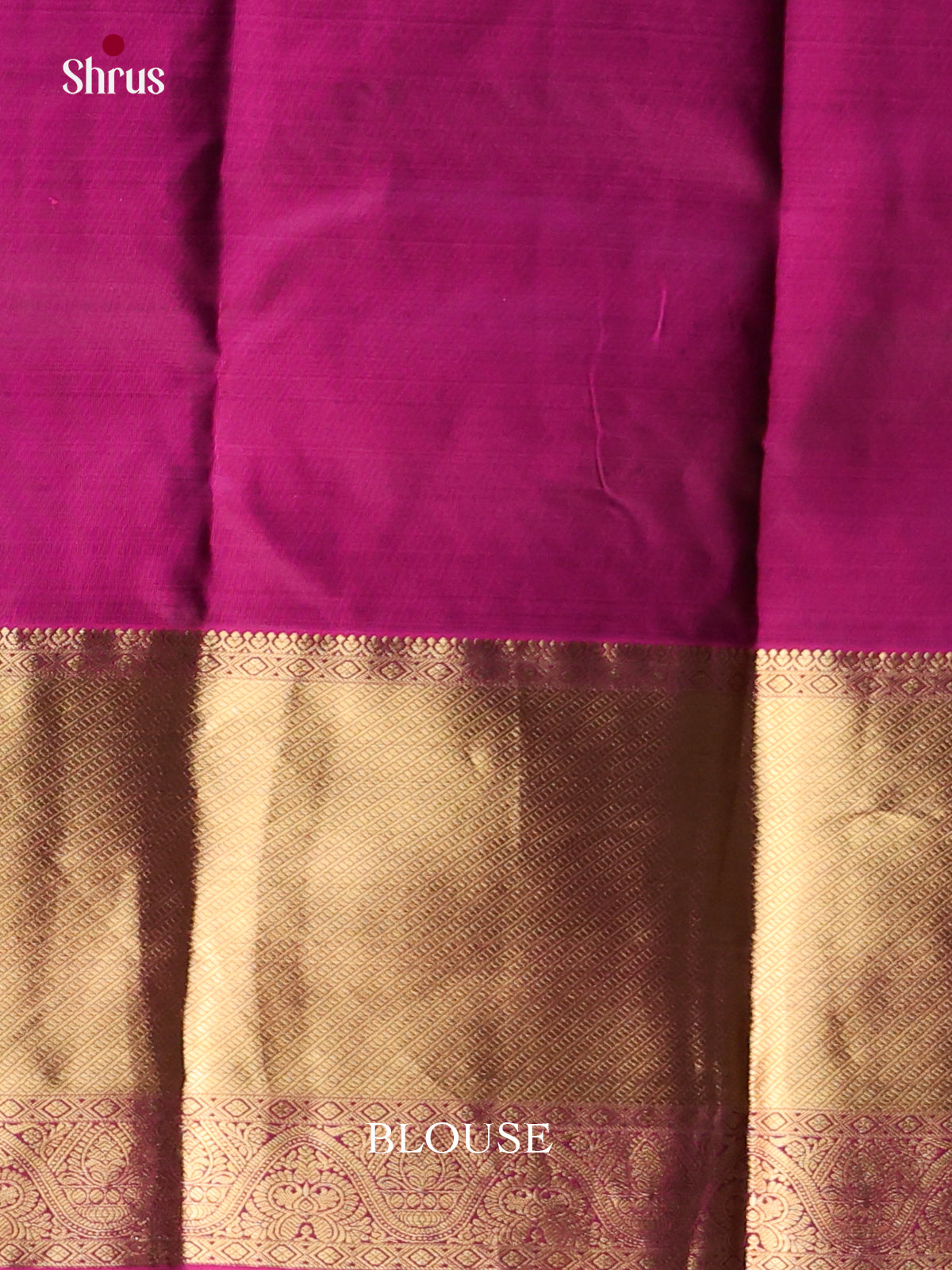Peacock Blue  & Purple - Kanchipuram-halfpure Saree - Shop on Shrus.com