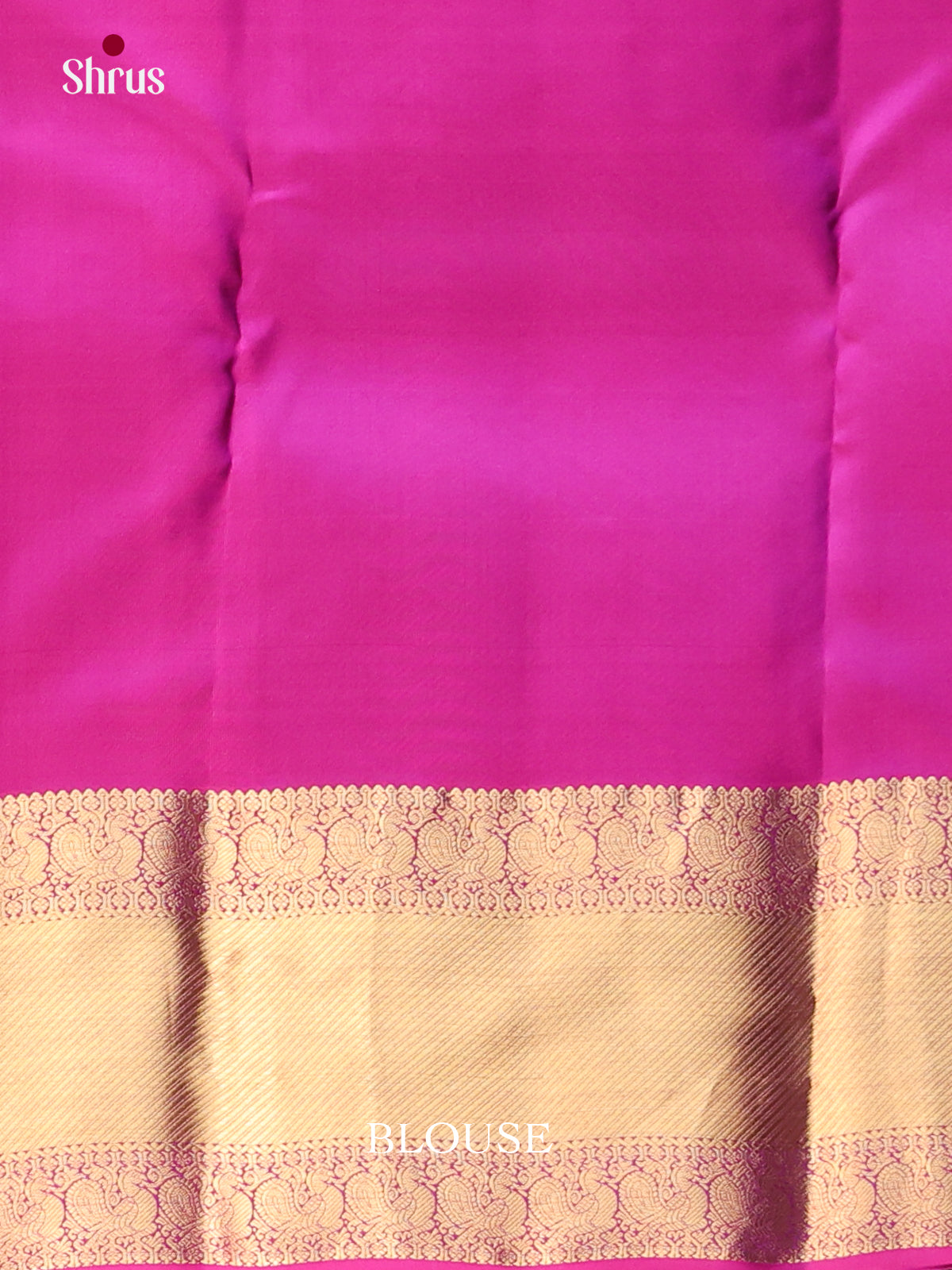 Double Shaded Green & Majenta - Kanchipuram-halfpure Saree - Shop on Shrus.com