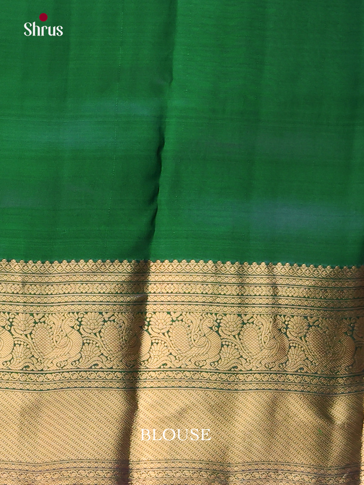Lavender & Green - Kanchipuram-halfpure Saree - Shop on Shrus.com