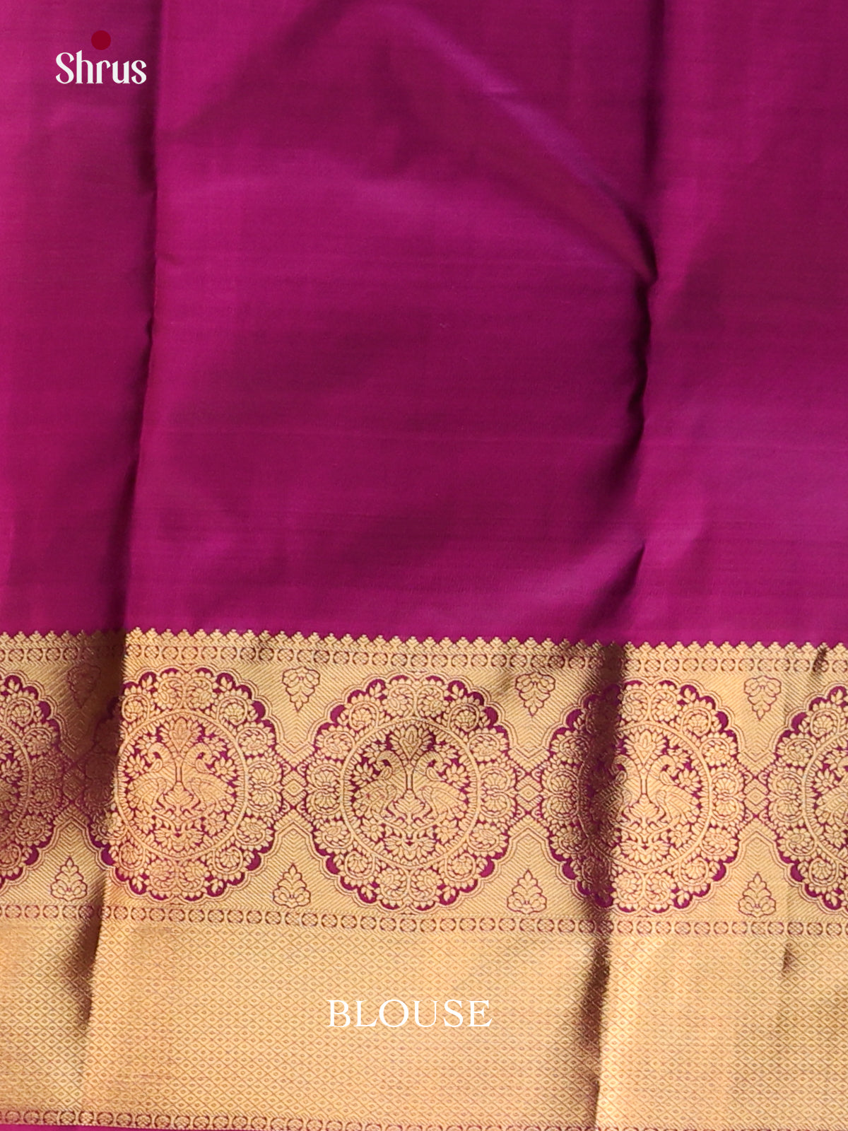 Green & Purple - Kanchipuram-halfpure Saree