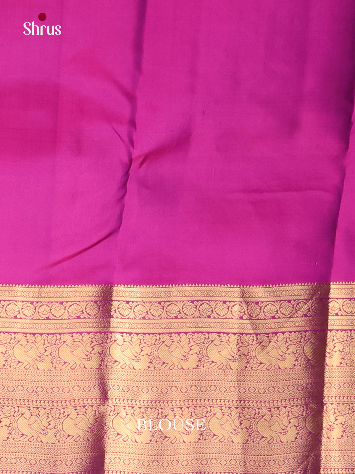 Lavender & Purple - Kanchipuram-halfpure Saree - Shop on Shrus.com