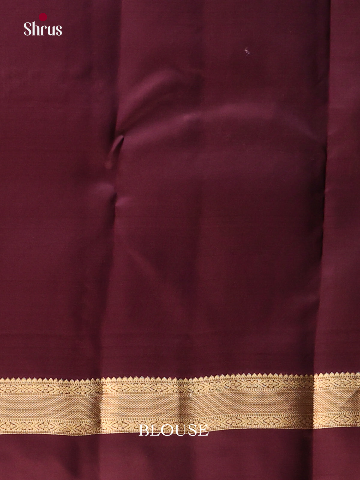 Blue & Maroon - Kanchipuram-halfpure Saree