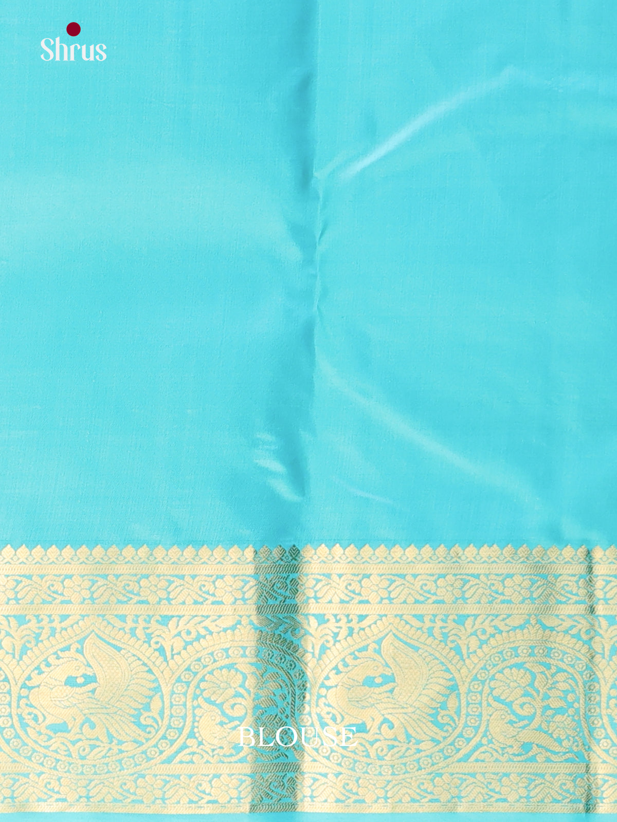 Pastel Blue(SingleTone) - Kanchipuram-halfpure Saree - Shop on Shrus.com