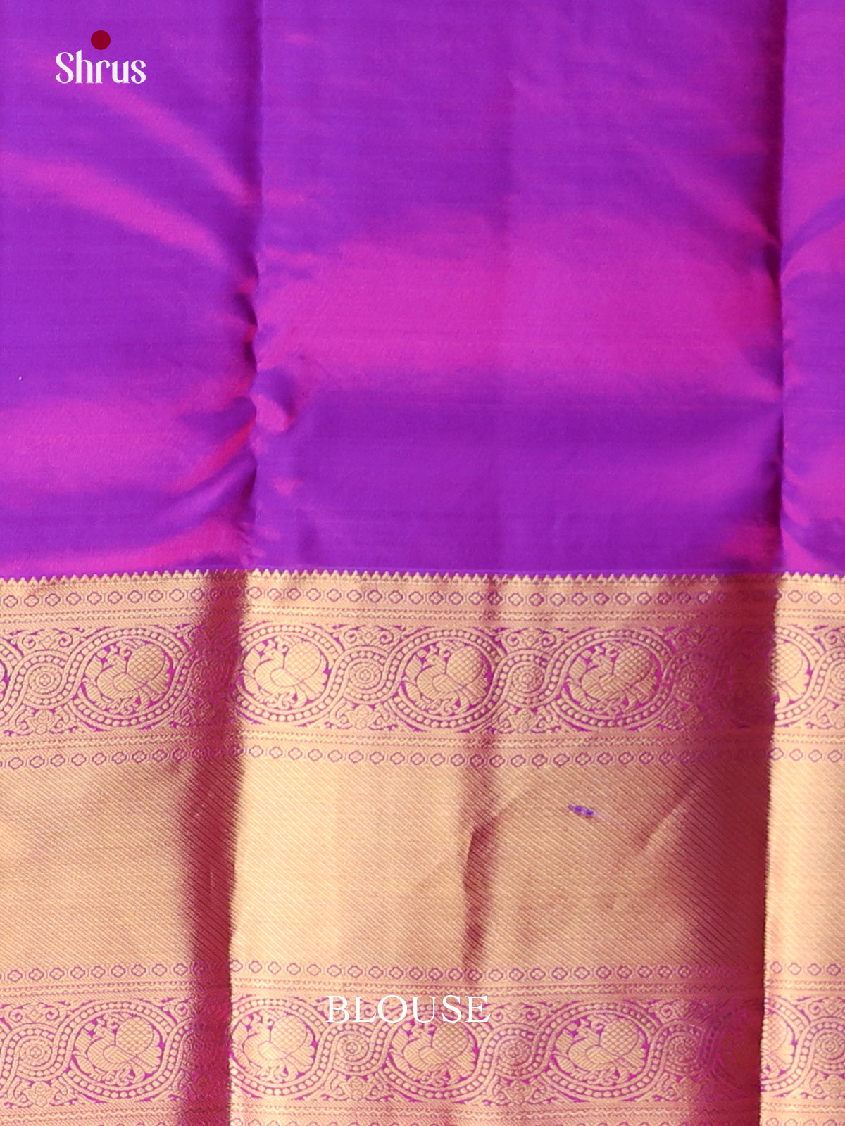 Pink & Purple- Kanchipuram-halfpure Saree - Shop on Shrus.com