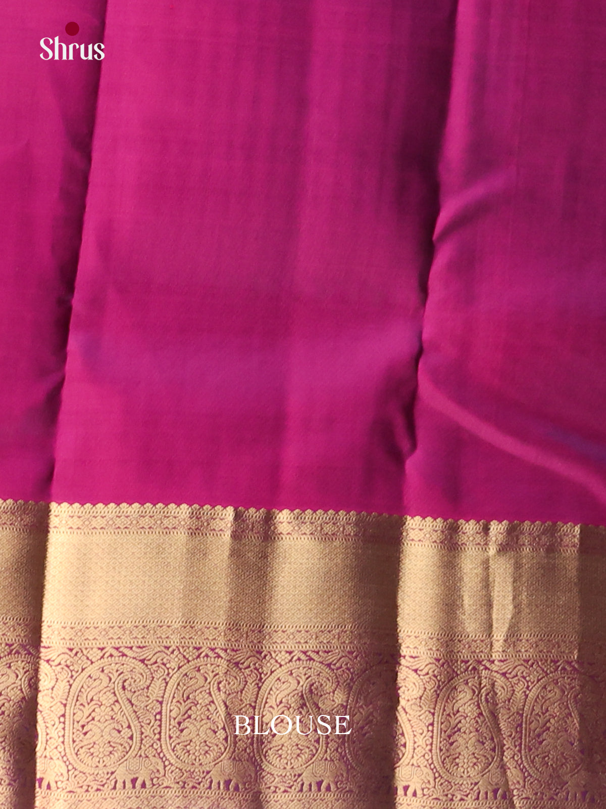 Mehandi Green & Purple - Kanchipuram-halfpure Saree - Shop on Shrus.com