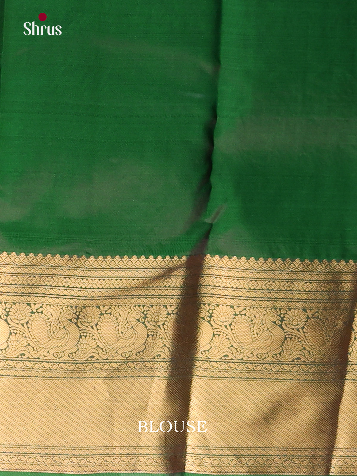 maroon & Green - Kanchipuram-halfpure Saree - Shop on Shrus.com