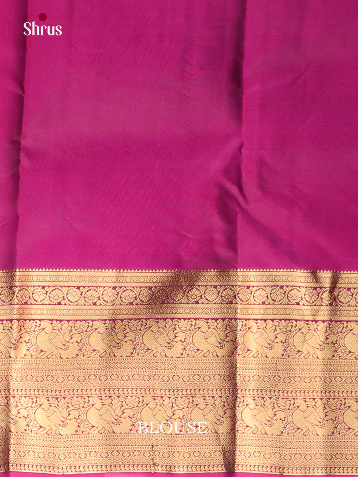 Grey & Purple- Kanchipuram-halfpure Saree - Shop on Shrus.com