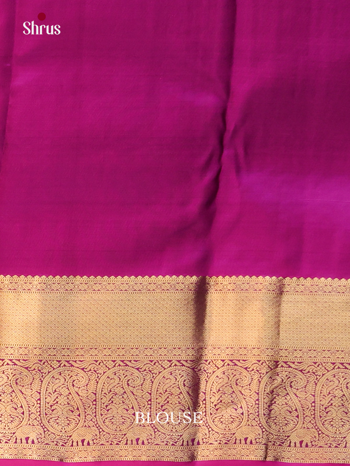 Lavender & Purple - Kanchipuram-halfpure Saree - Shop on Shrus.com