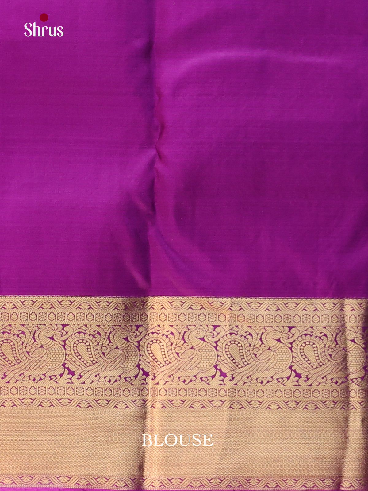 Blue & Purple - Kanchipuram-halfpure Saree