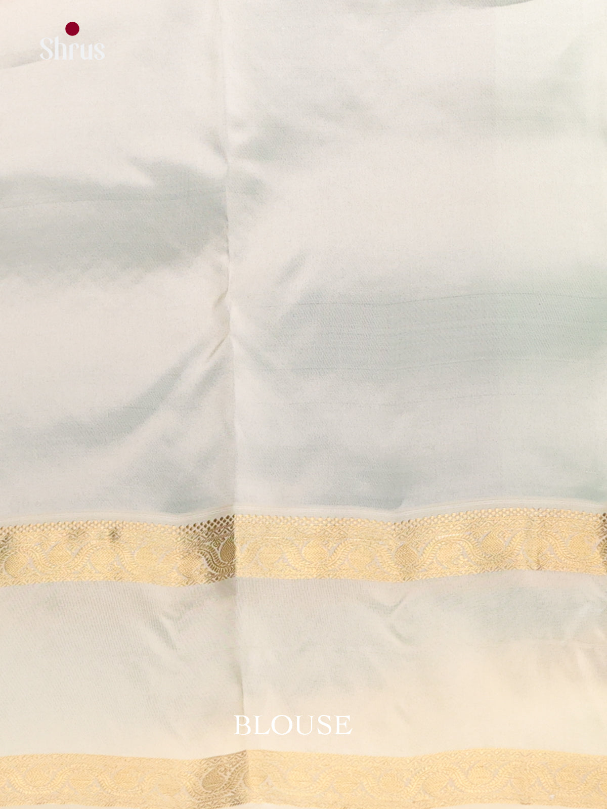 Green & Cream  Kanchipuram-halfpure Saree 2