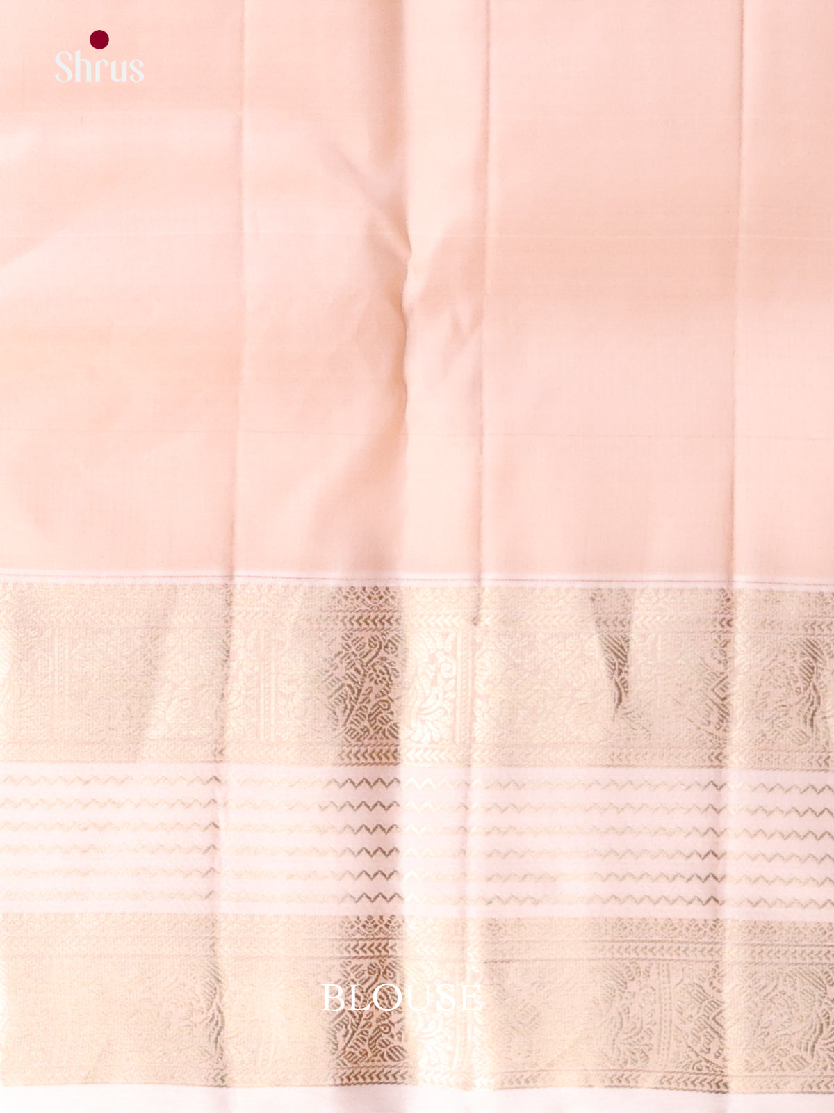Green & Cream- Kanchipuram-halfpure Saree - Shop on Shrus.com