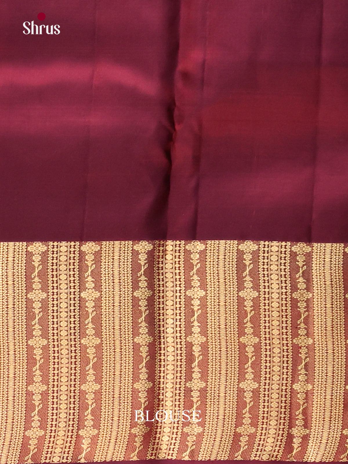 Orange & Maroon - Kanchipuram-halfpure Saree - Shop on Shrus.com