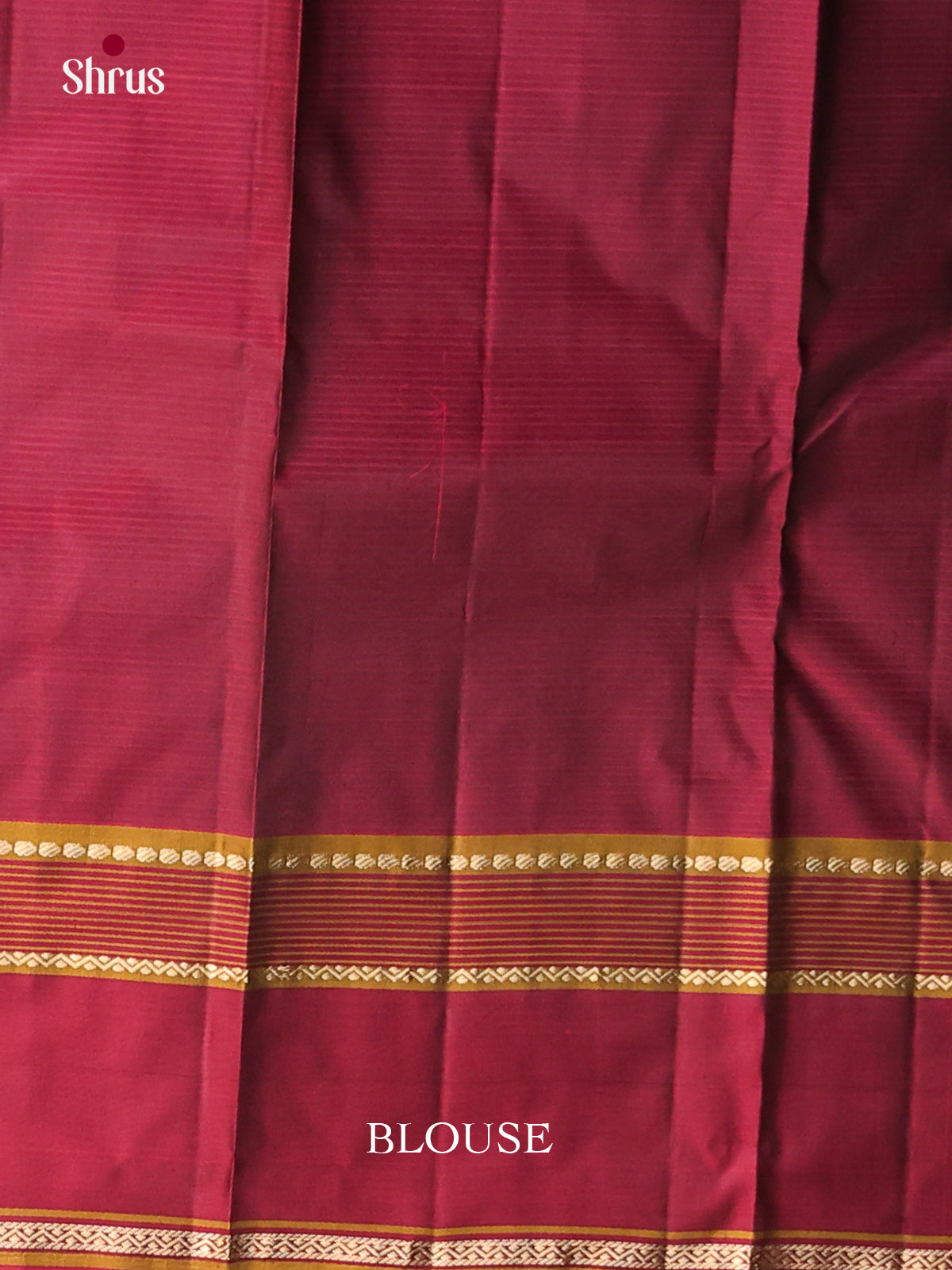 Bottle green and marron Kanchipuram silk Saree -2