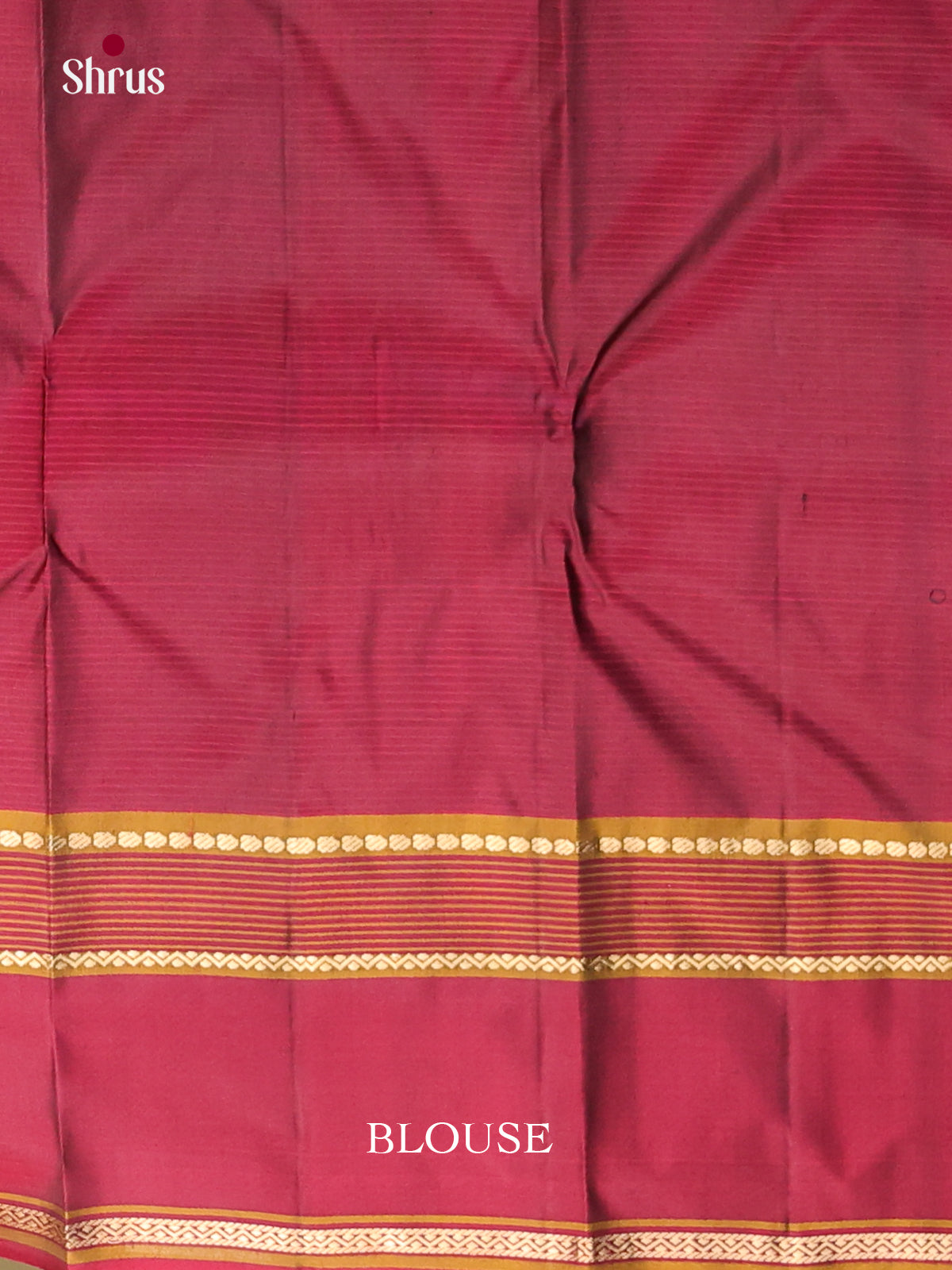 Navy blue with Maroon Kanchipuram silk Saree-2