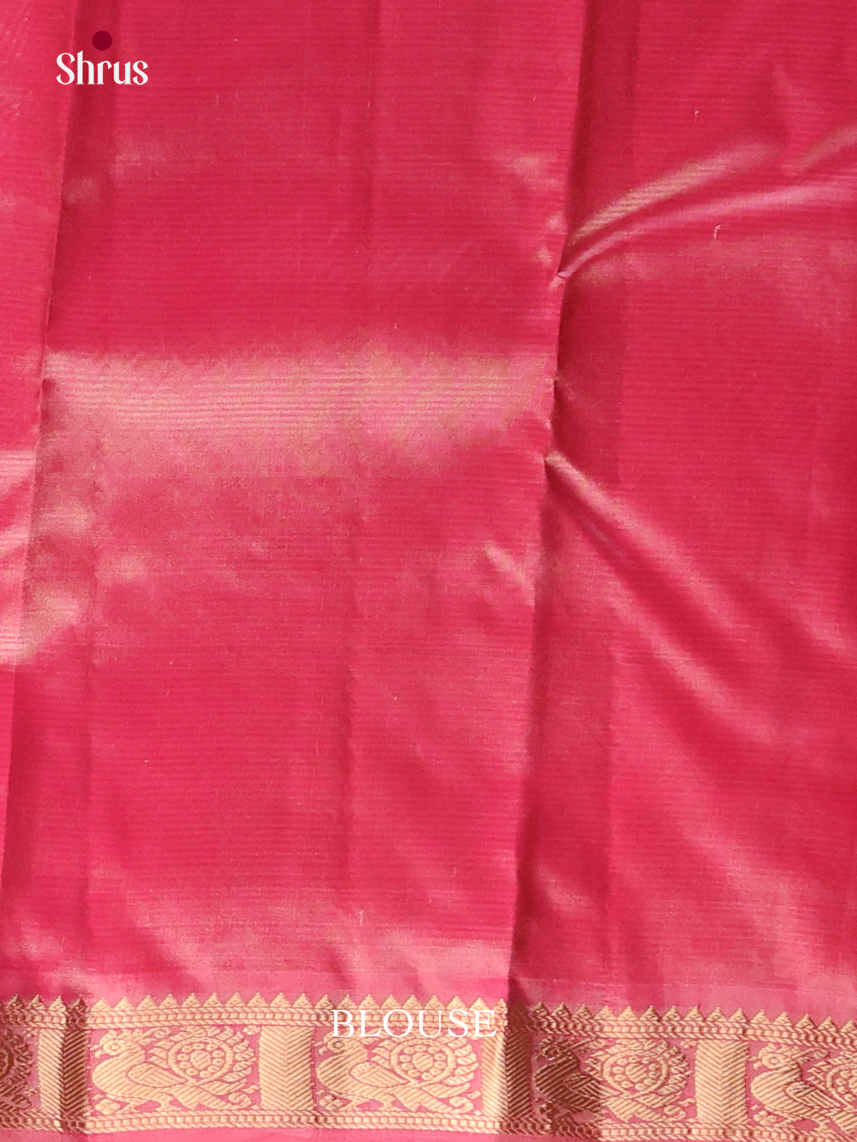 Yellow and pink Kanchipuram Butta design Saree -2
