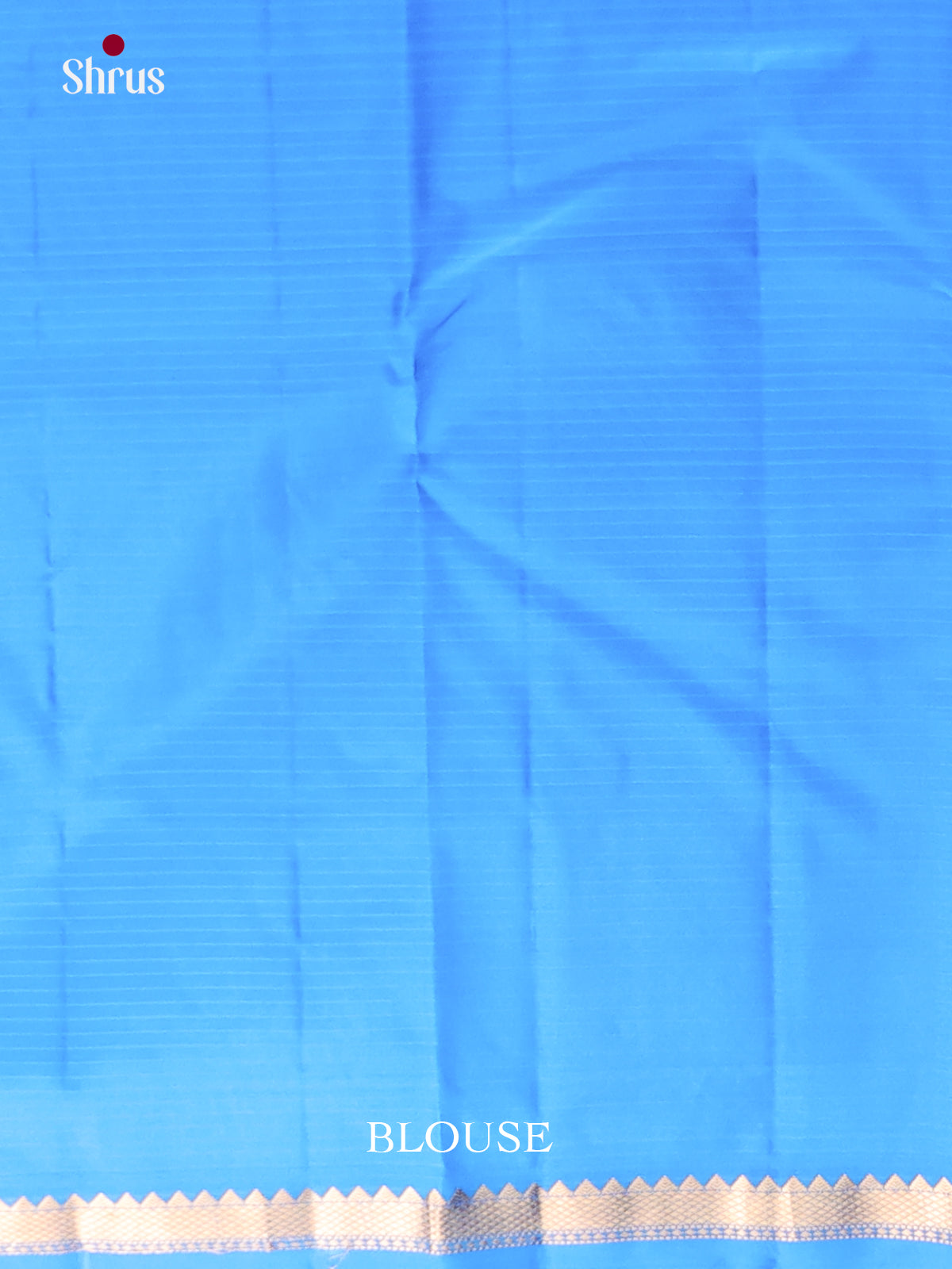 Blue Kanchipuram Butta design Saree -2