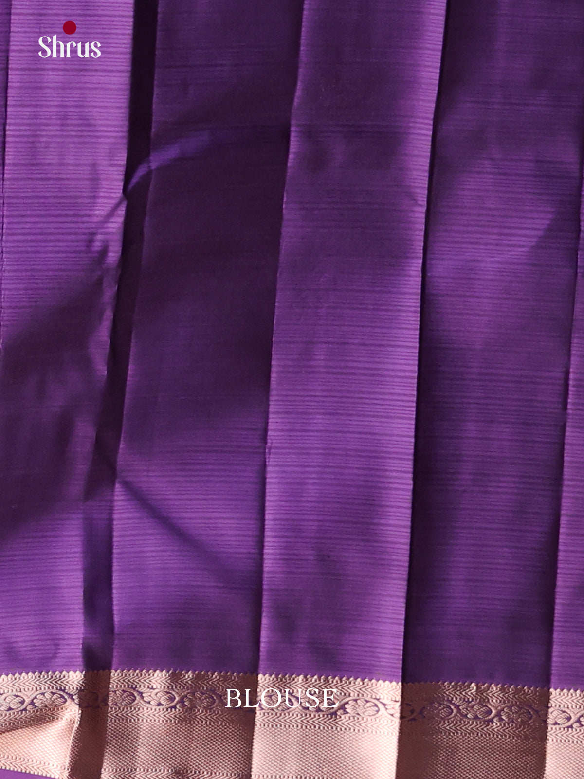 purple Kanchipuram Butta design Saree -2