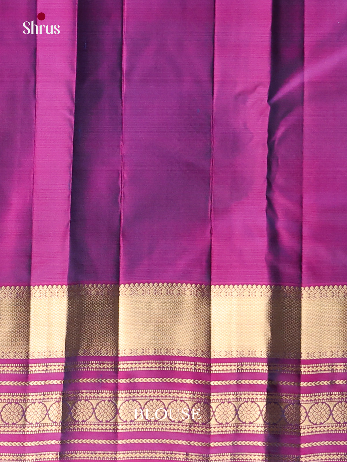 Blue Kanchipuram Butta design Saree -2
