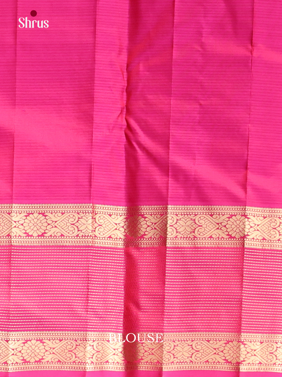 Radiant orange and red  Kanchipuram Butta design Saree -2