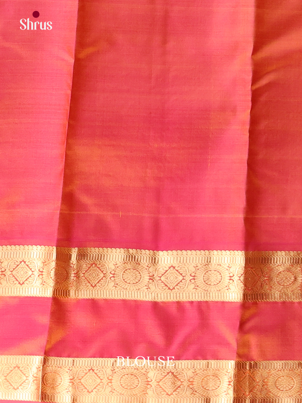 yellow red  Kanchipuram silk Saree -2