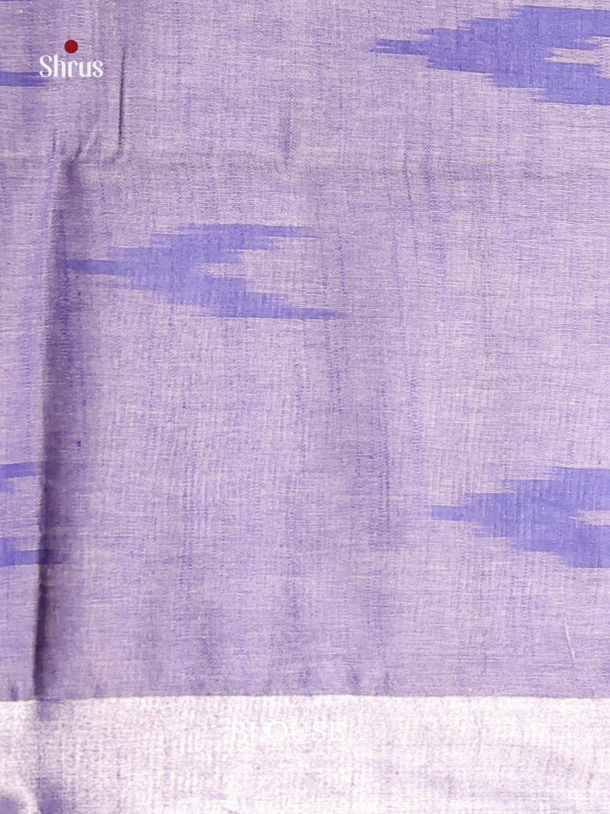 Sky Blue & Grey- Semi Ikkat Saree - Shop on Shrus.com