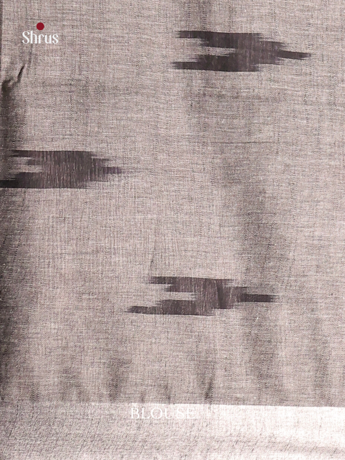 Light Blue & Grey - Semi Ikkat Saree - Shop on Shrus.com