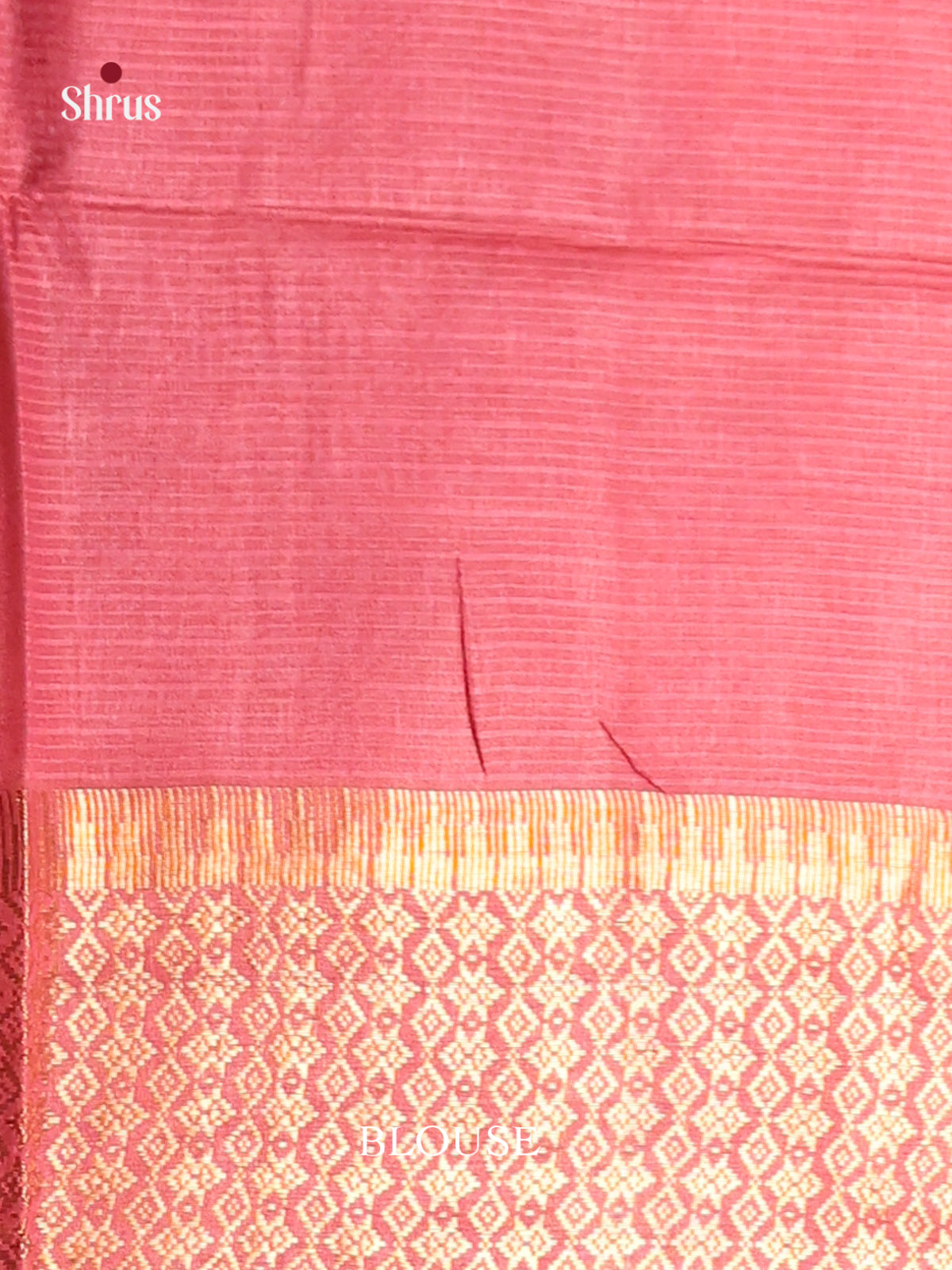 Maroon & Orangish Pink - Shibori Saree - Shop on Shrus.com