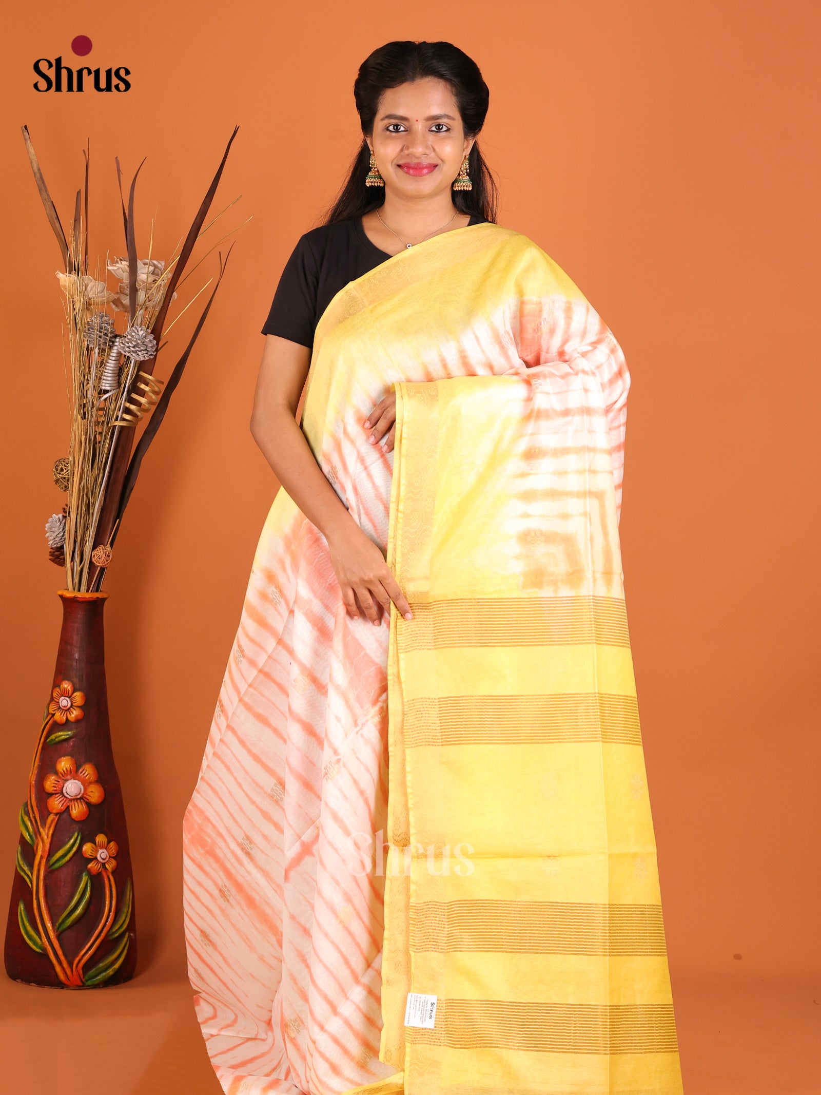 DIS05320 - Shibori Saree - Shop on Shrus.com