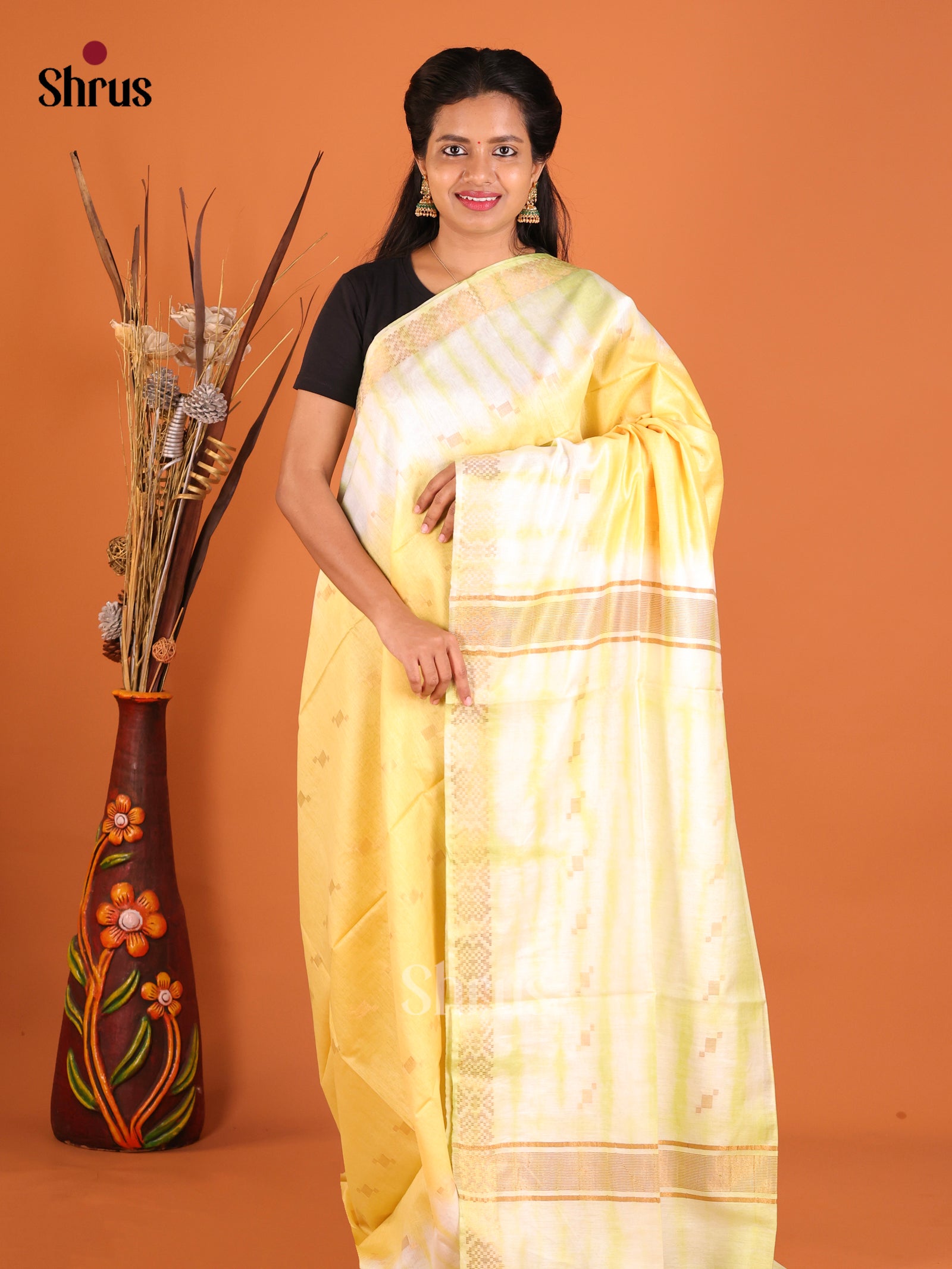 DIS05330 - Shibori Saree - Shop on Shrus.com