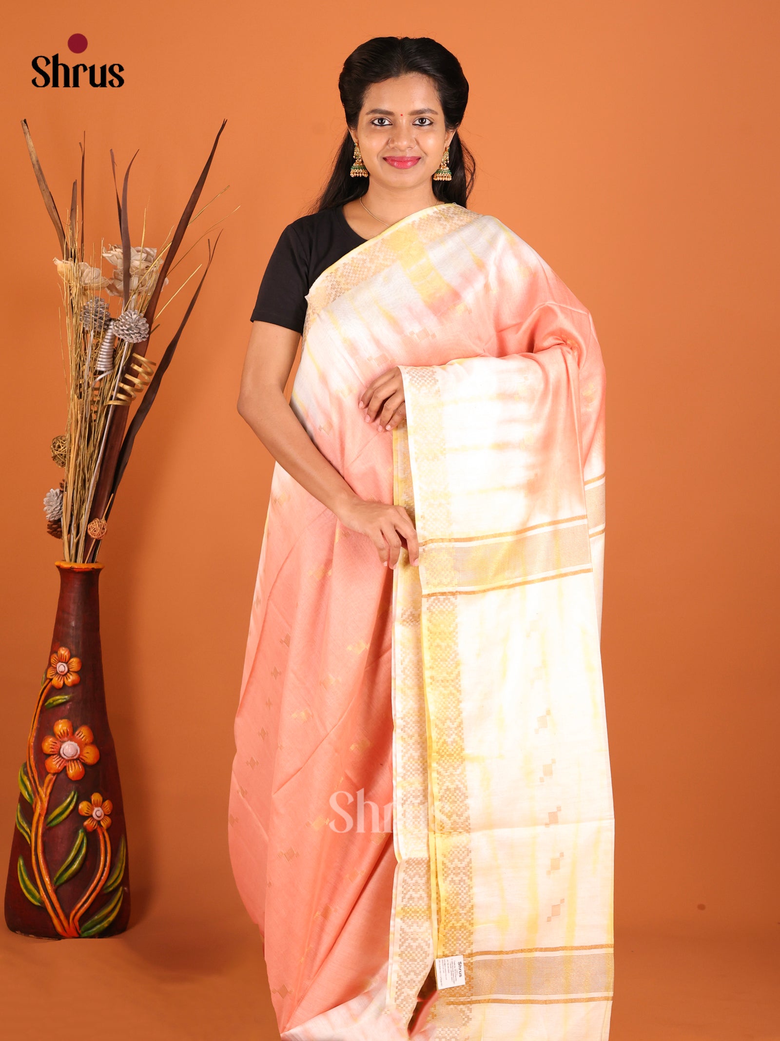 DIS05332 - Shibori Saree - Shop on Shrus.com