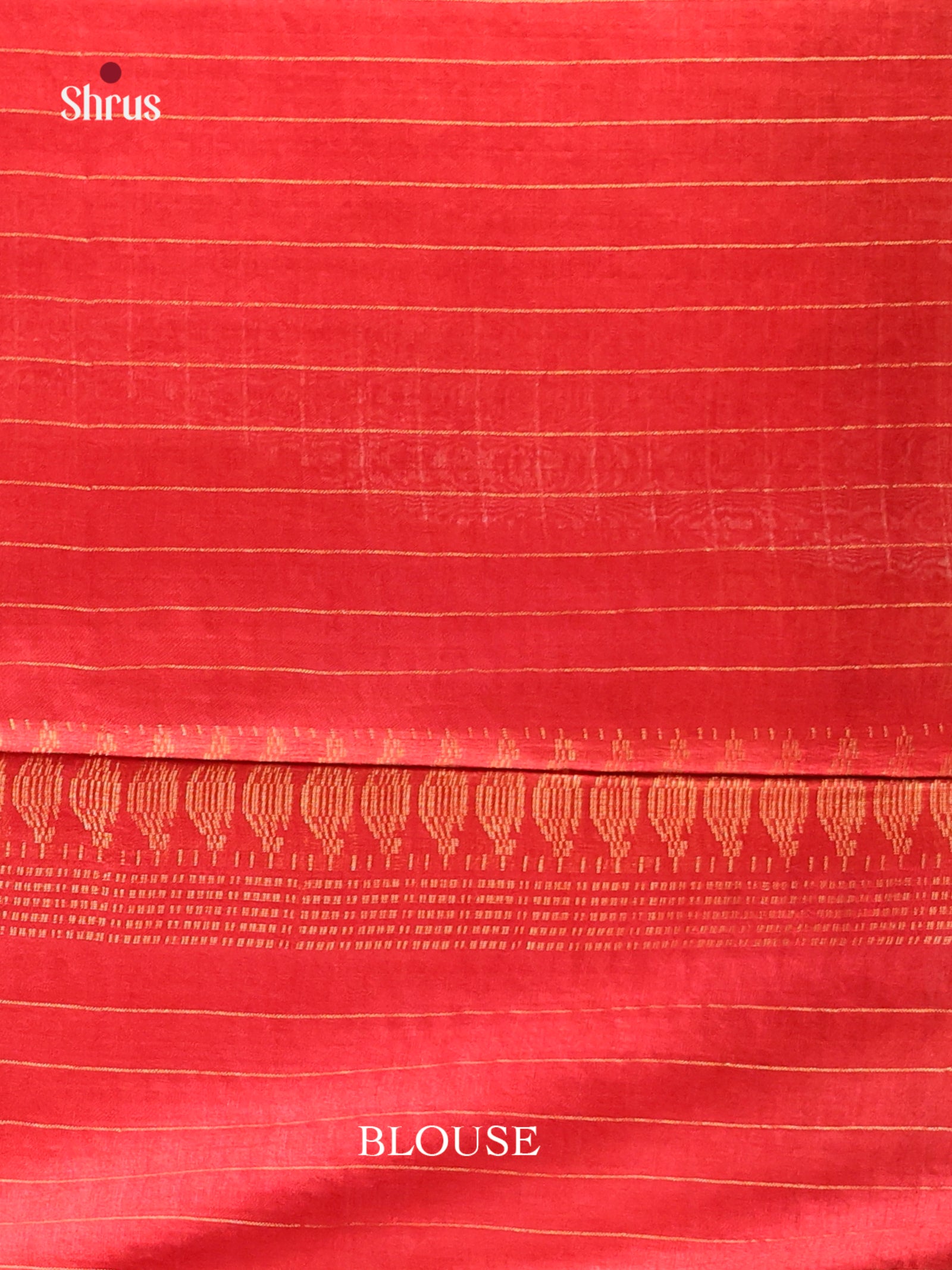 Brown & Red - Shibori Saree