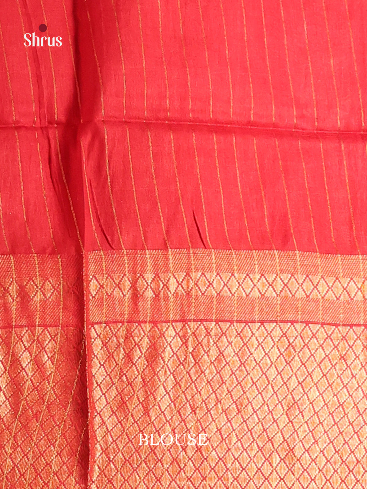 Black & Red - Shibori Saree