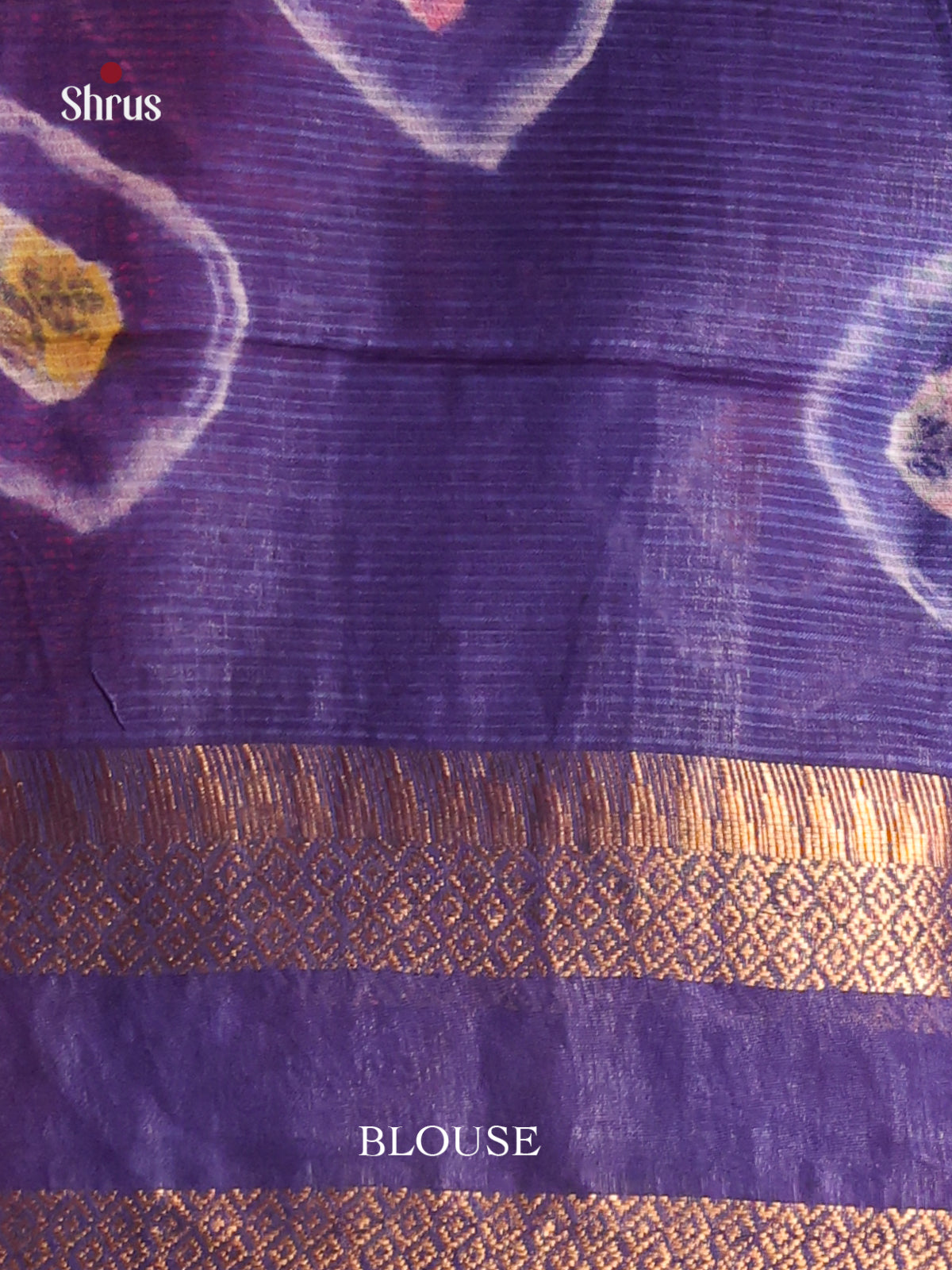 DIS05484 - Shibori Saree - Shop on Shrus.com