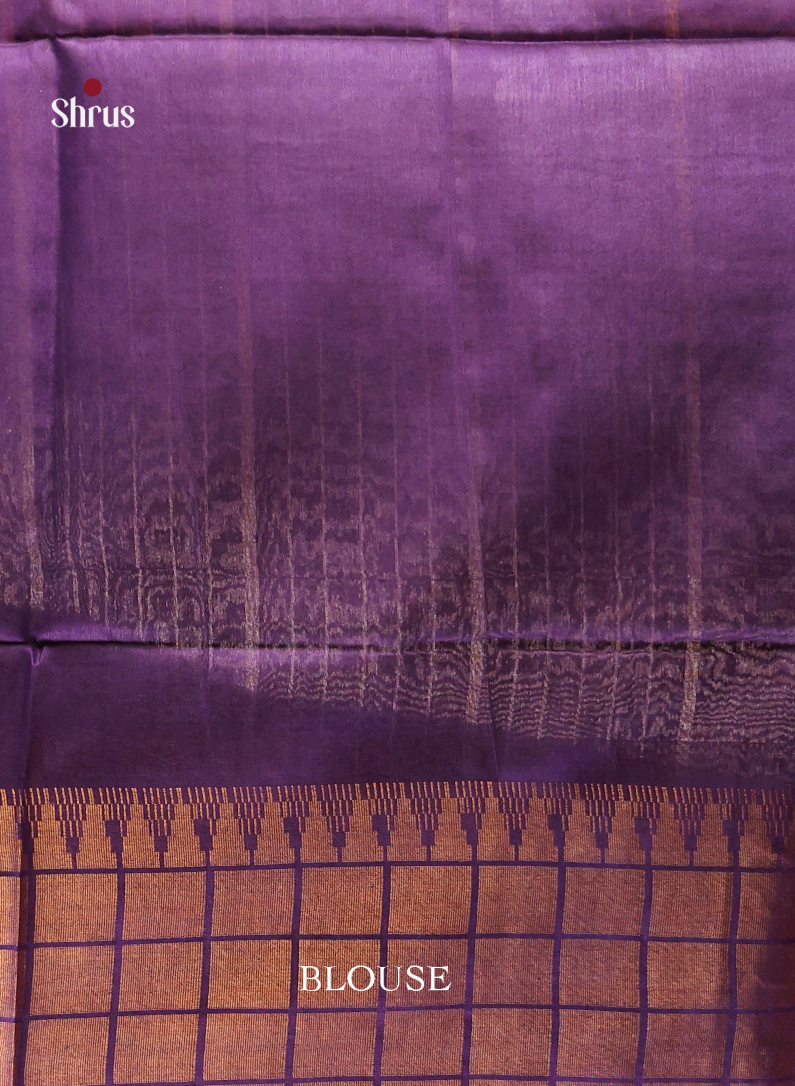 Purple & Violet- Shibori Saree - Shop on Shrus.com