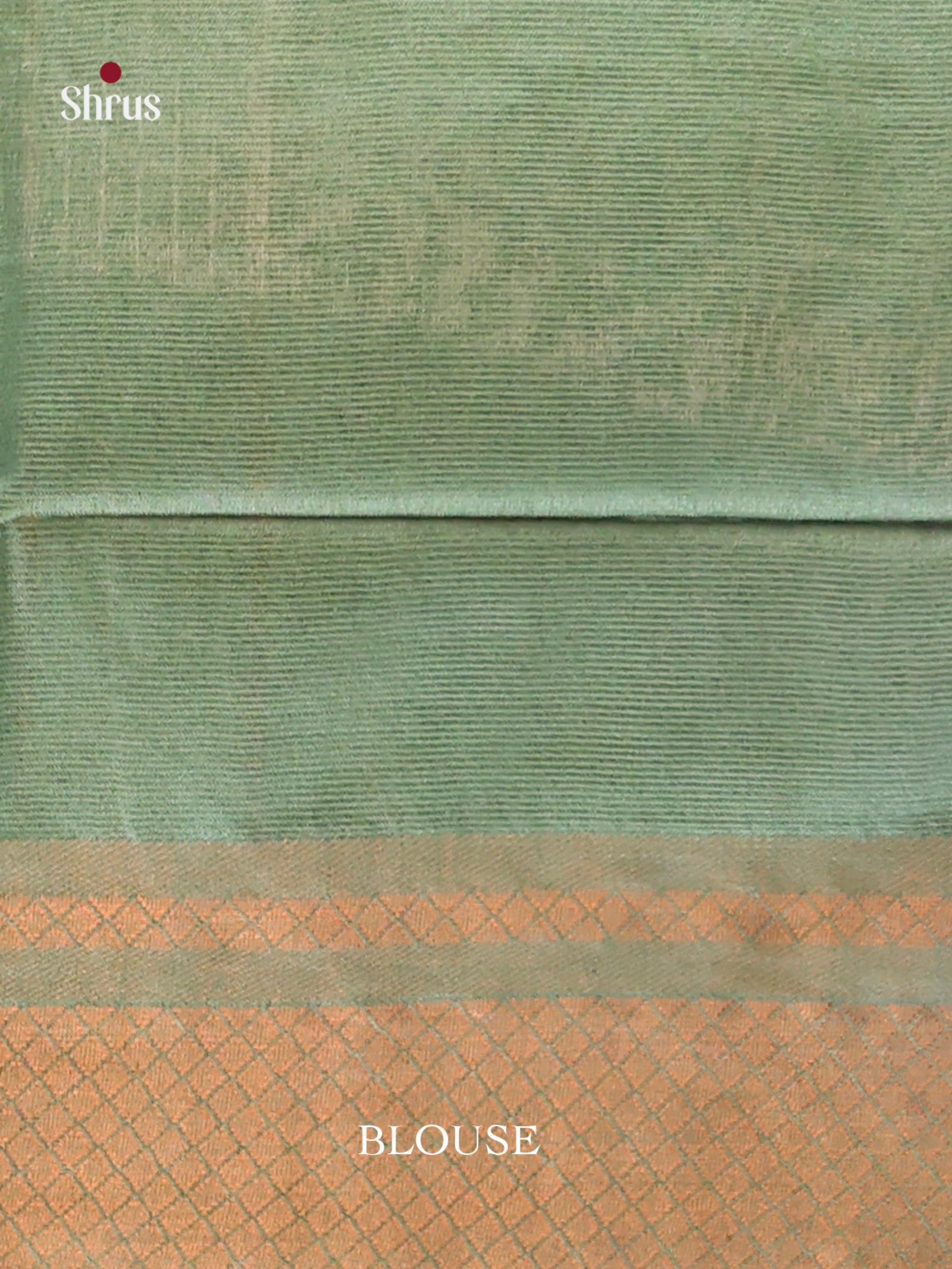 Green & Grey Green - Shibori Saree - Shop on Shrus.com