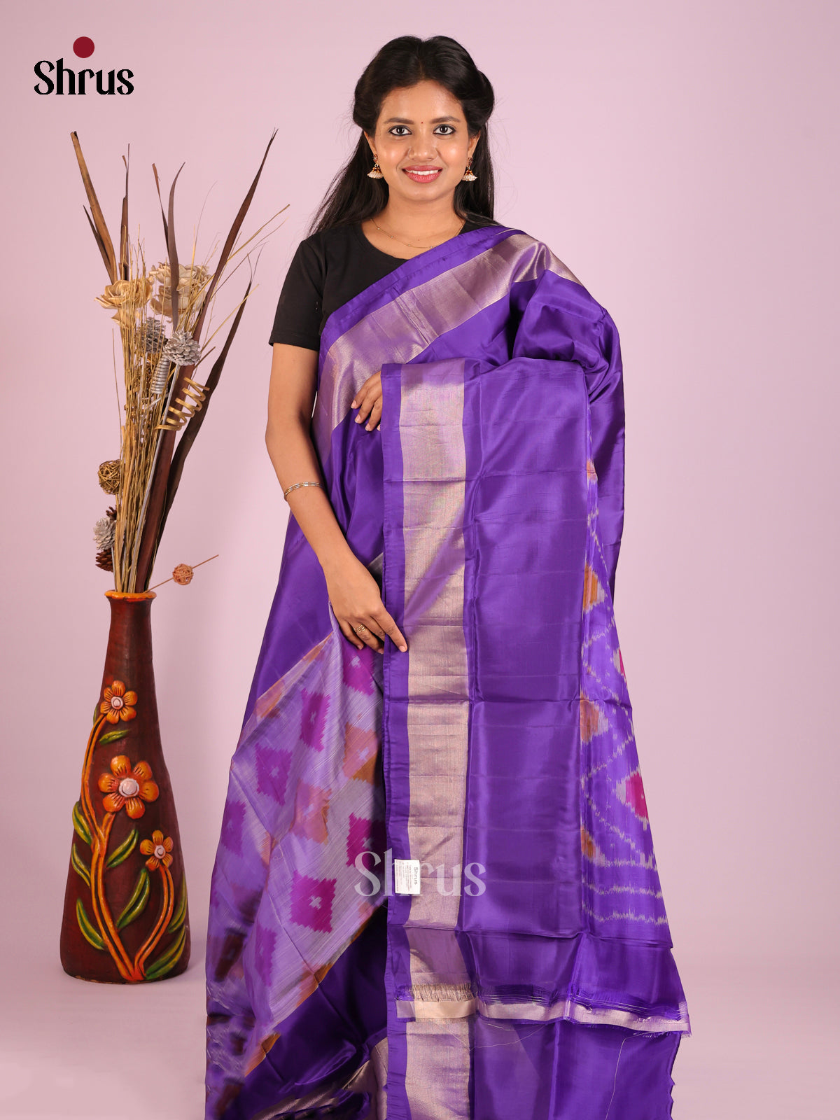 DIS05584 - Semi uppada Saree - Shop on Shrus.com
