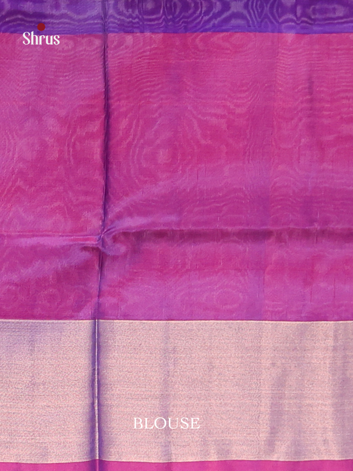 Red & Purple - Semi uppada Saree